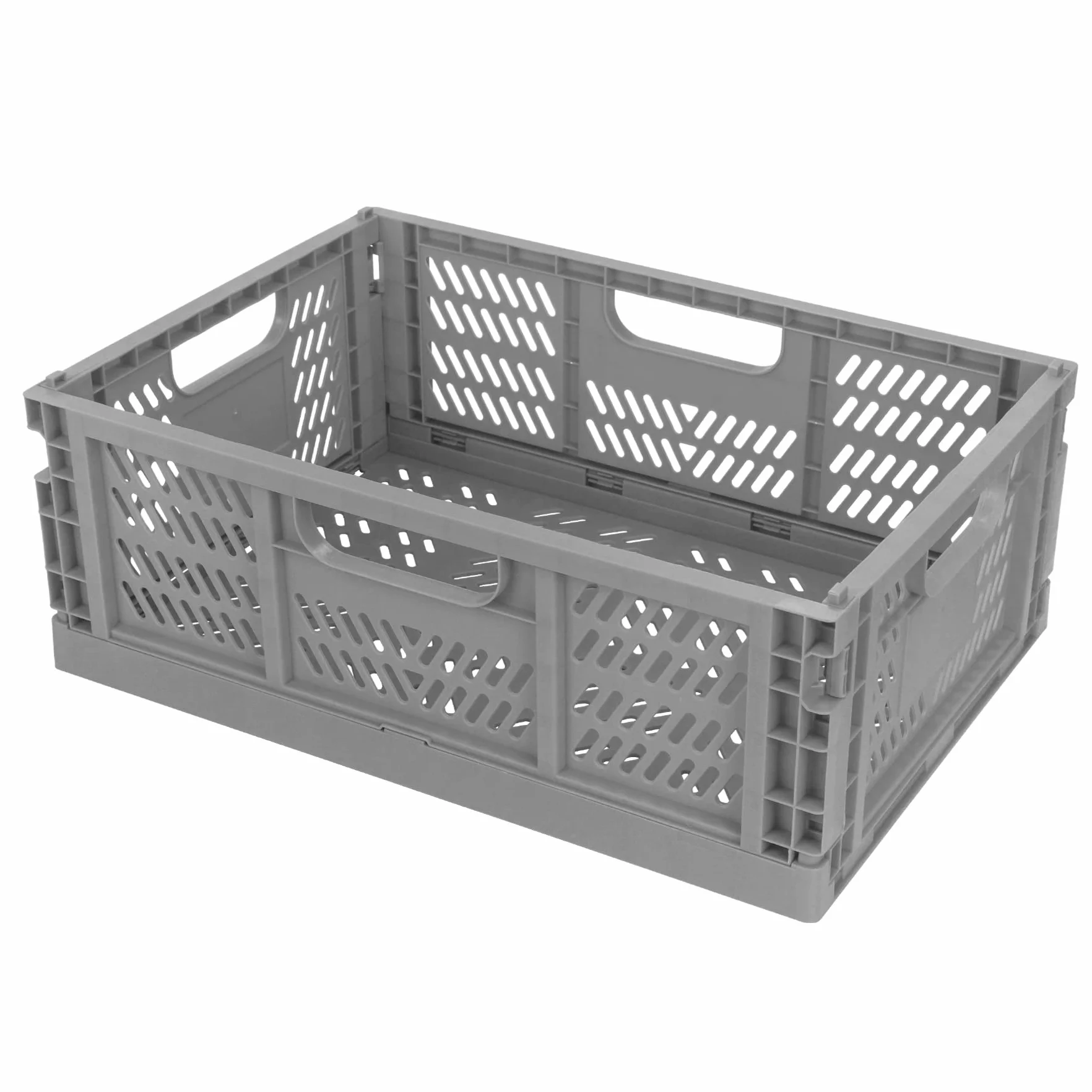 Spesh 2 Piezas Cajas de Almacenaje Plegables Mini Cajas de Almacenaje Cestas de Almacenaje Apilables Cajas de PláStico Plegables para Escritorio,Estantería,Cajón