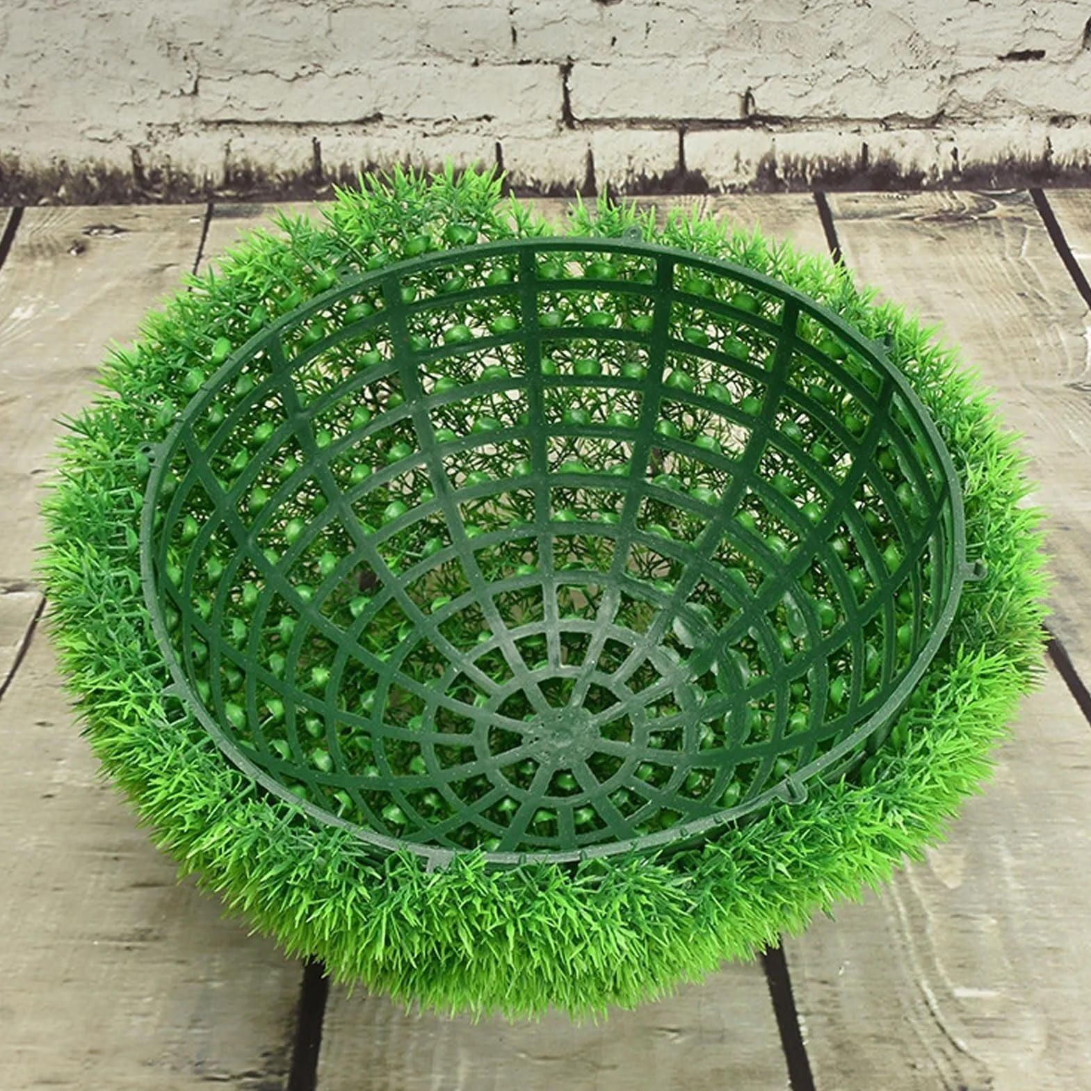 Bola De Hierba De Aguja De Pino Bolas De Césped Artificial Bola De Topiario De Boj Artificial, Bolas De Topiario Artificiales De Plantas Artificiales, Bola De Plantas Realistas Redondas ( Size : 18cm