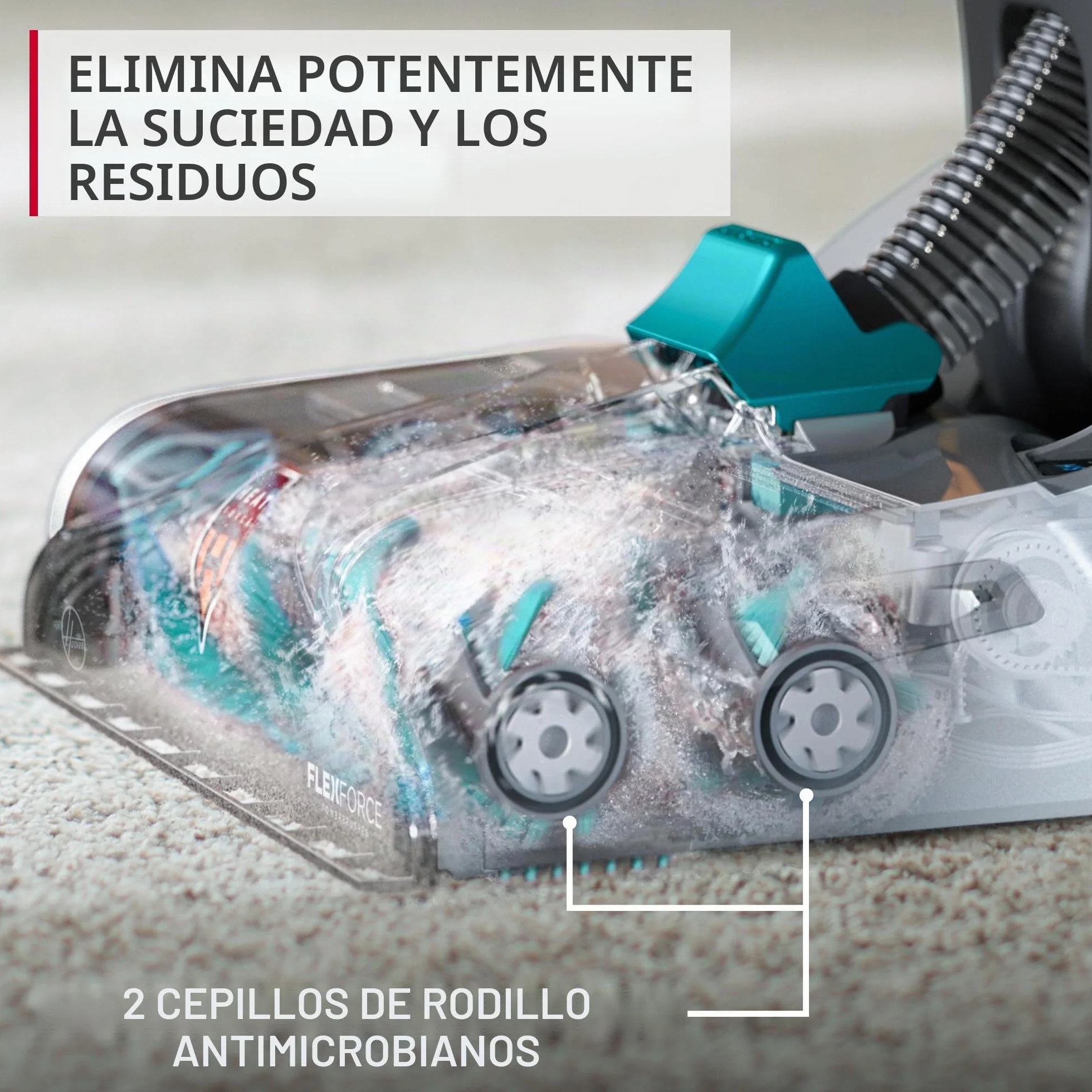 Hoover SmartWash+ - Máquina limpiadora automática de alfombras y tapicería, limpieza profunda de alfombras, combínala con solución limpiadora de alfombras Hoover para un hogar brillante y renovado
