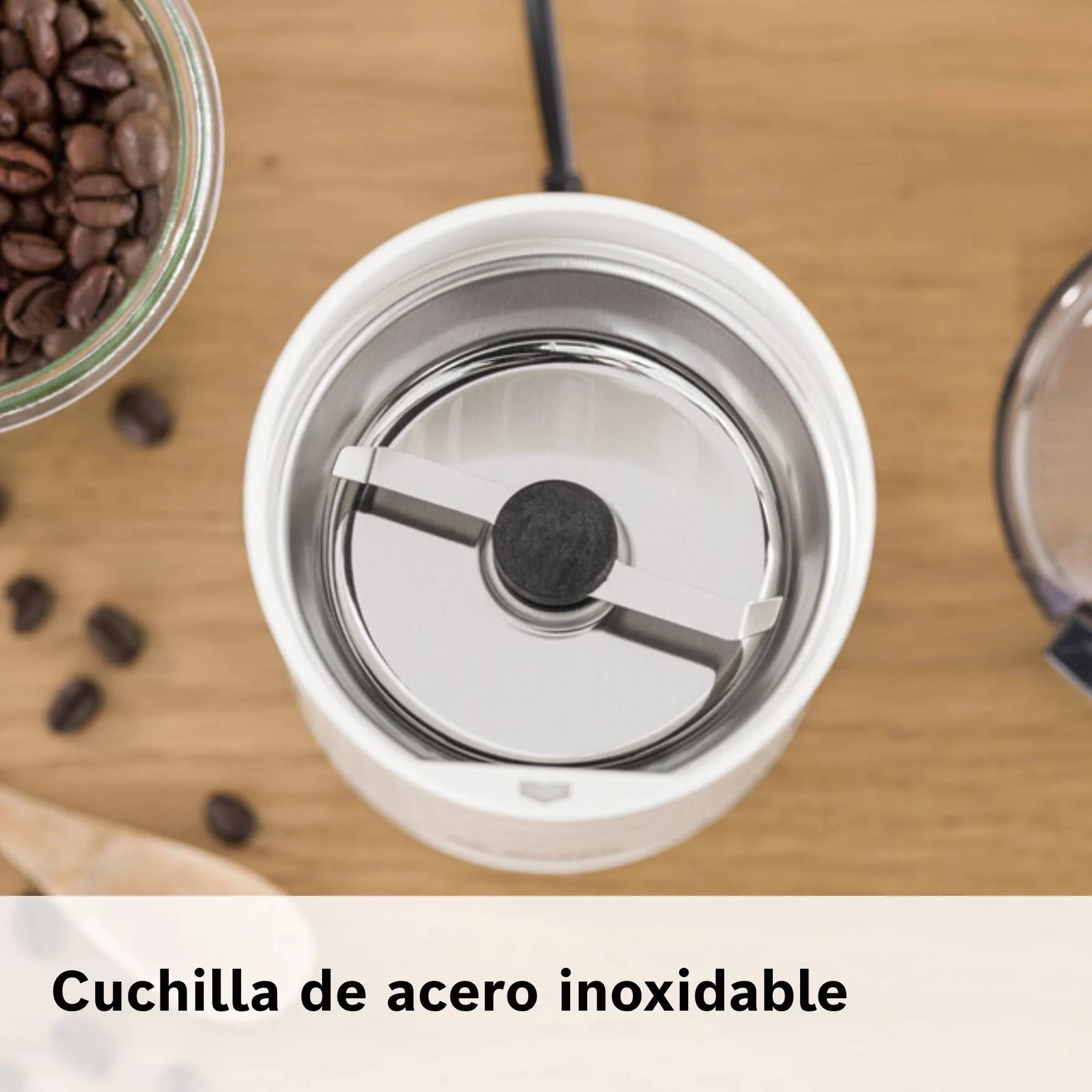 Bosch Molinillo de café 180 W acero inoxidable TSM6A011W
