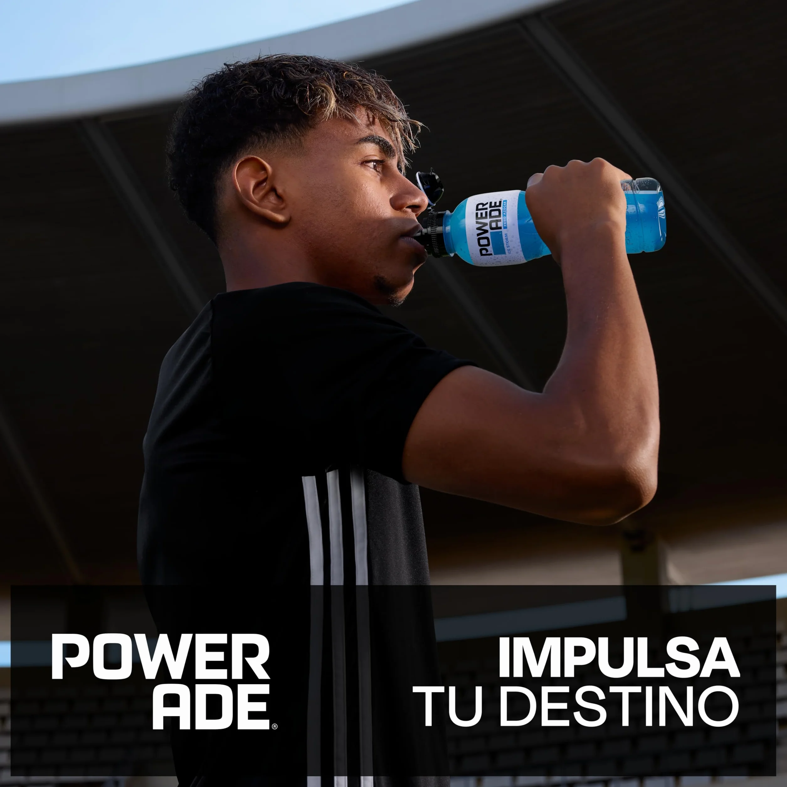 Powerade Ice Storm Zero Bebida Isotonica Sin Gluten Pack 12 x 500ml