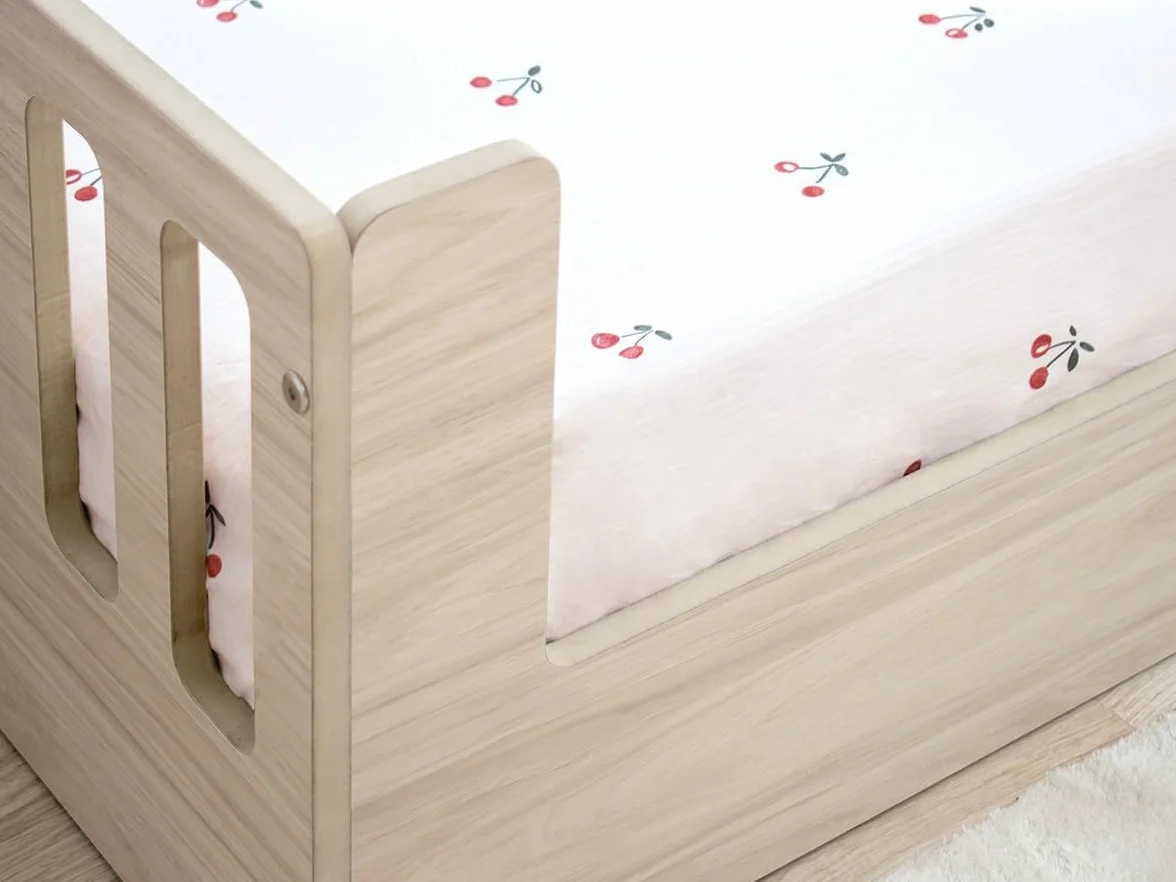 Bainba Cama Montessori BARROTES Creta 90x190 cm (Entrada Izquierda)