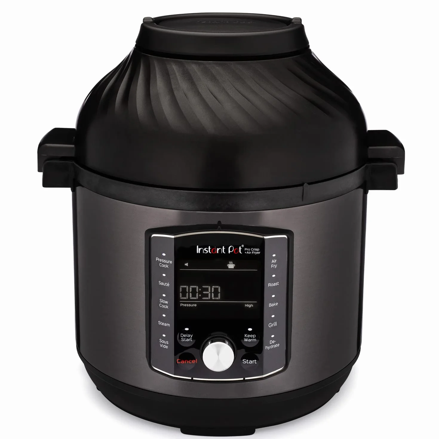 Instant Pot Pro Crisp 11 en 1 Olla Eléctrica a Presión Multiusos 7,6 L Acero Inoxidable