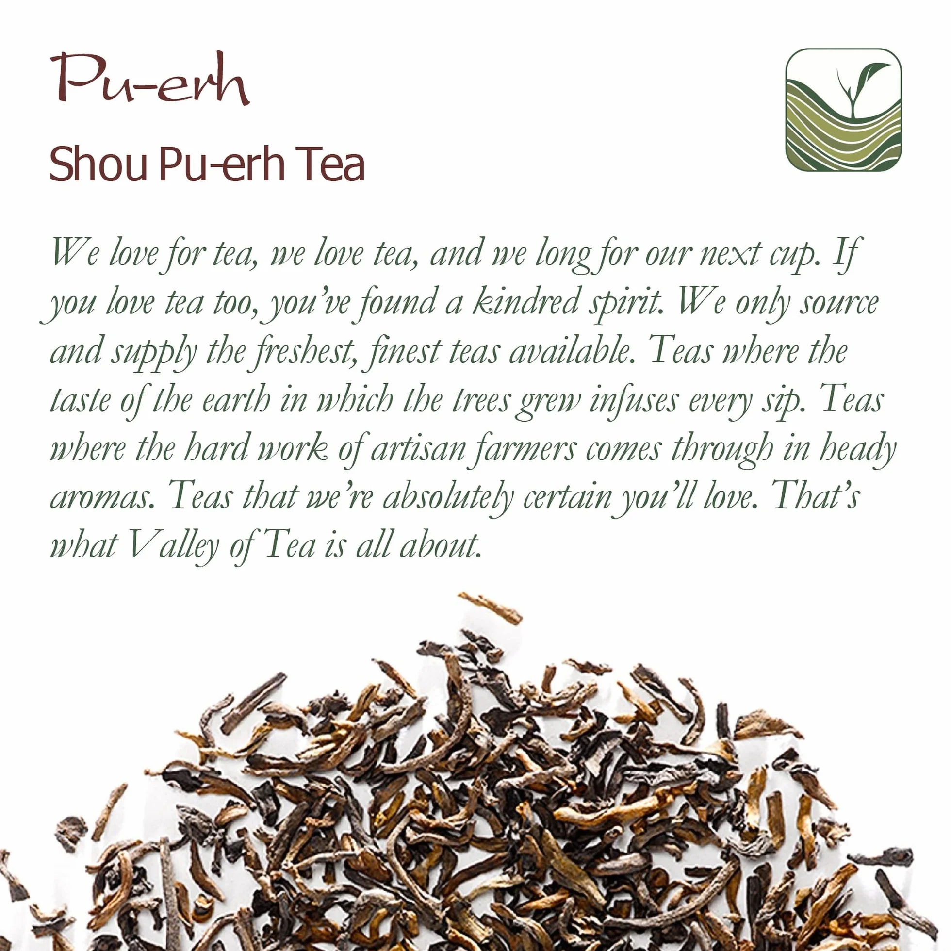Pu-Erh Té Yunnan China Hoja Suelta