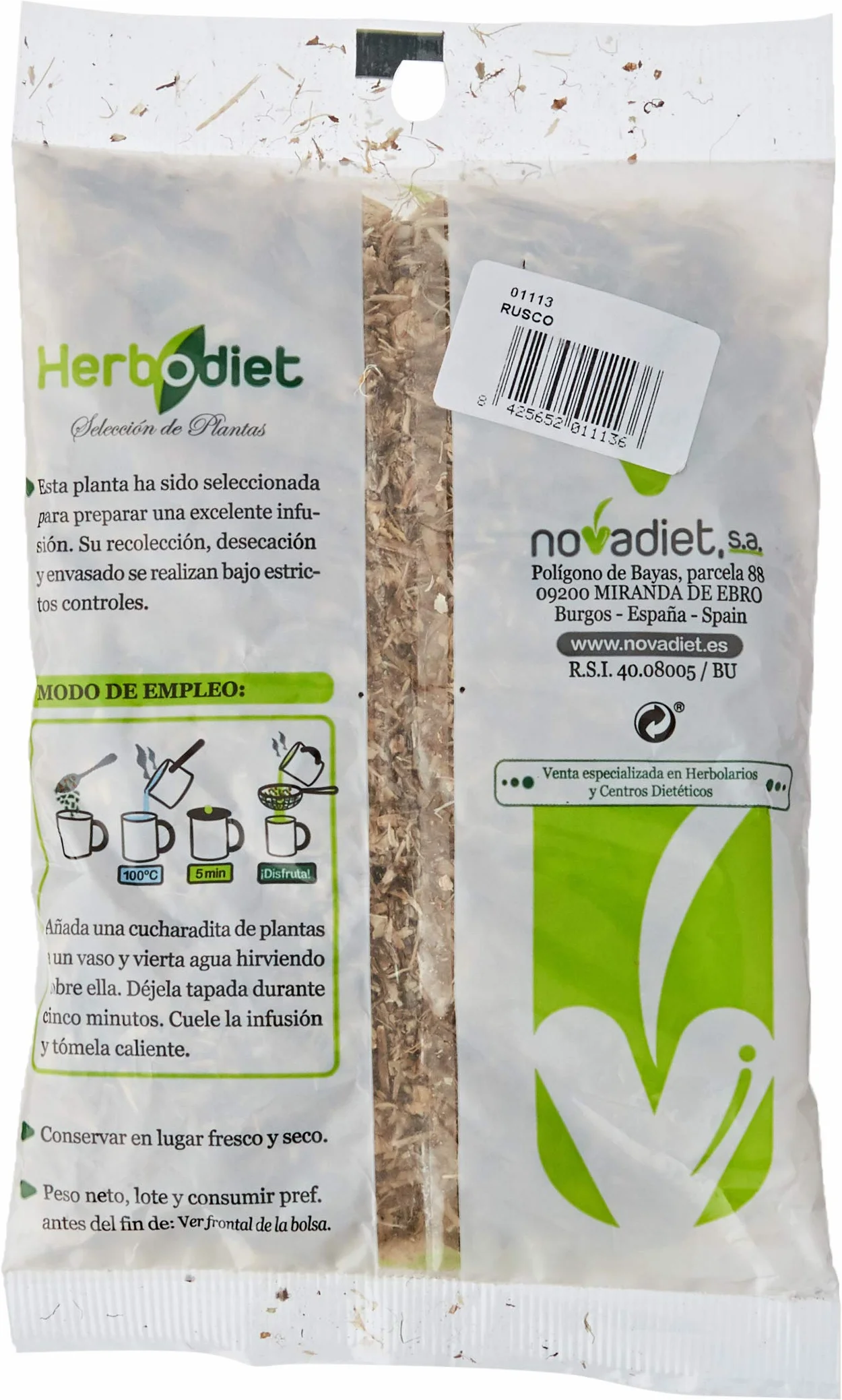 Rusco Raiz 80 gr, 1 unidad