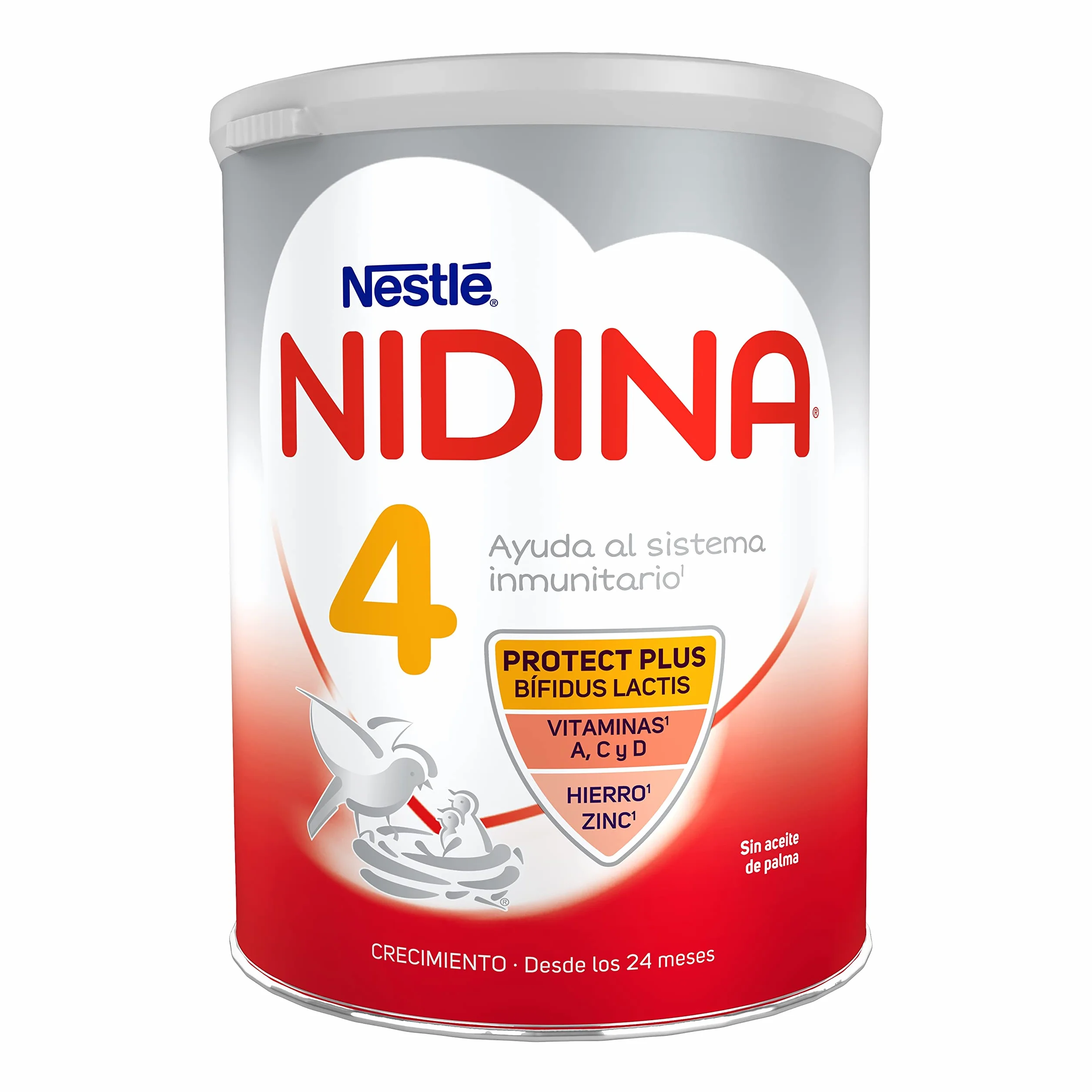Nestlé NIDINA 4 Leche de crecimiento en polvo 800g para bebés 24 meses
