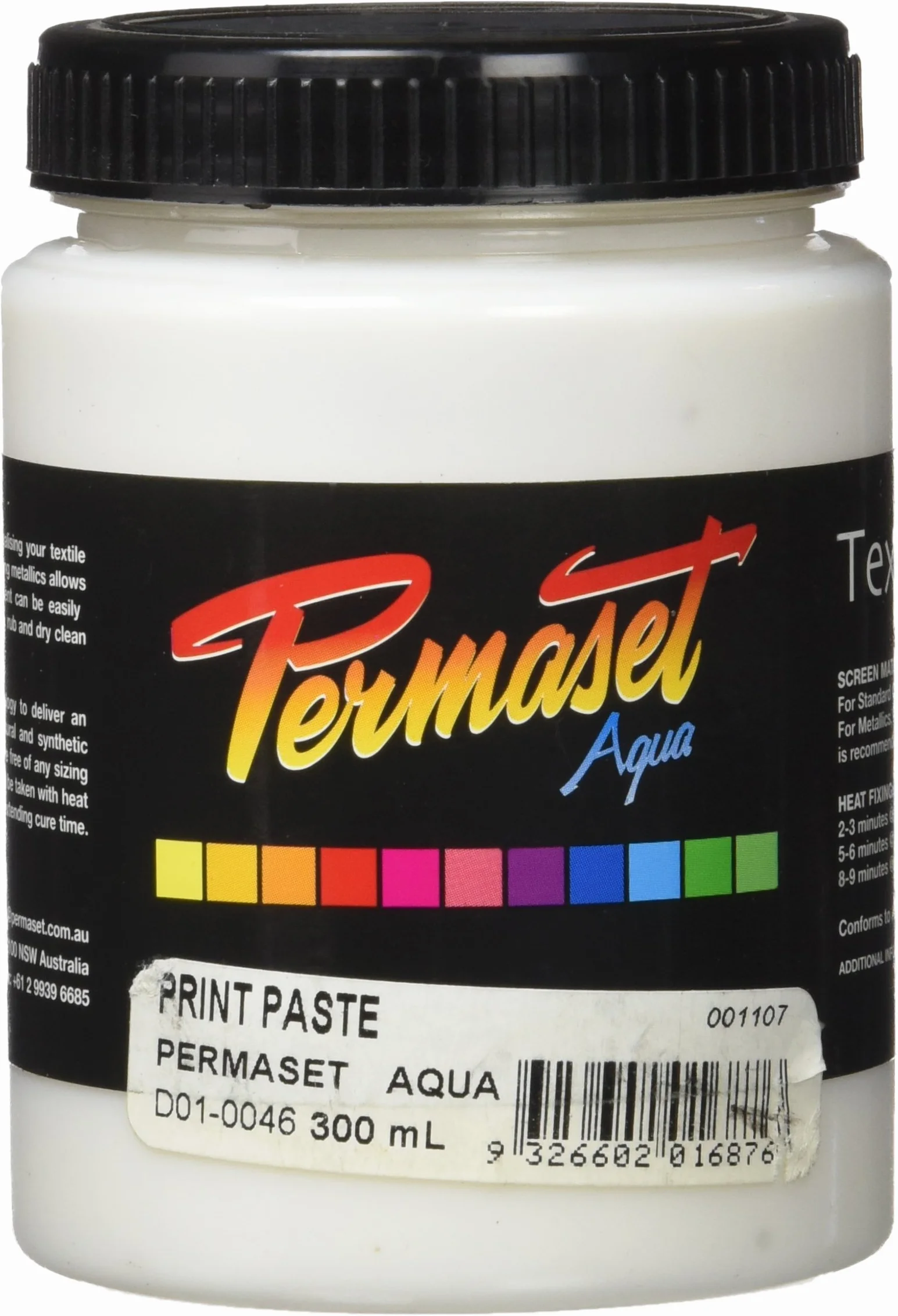 Permaset Aqua Base para serigrafía textil 300 ml ecológico