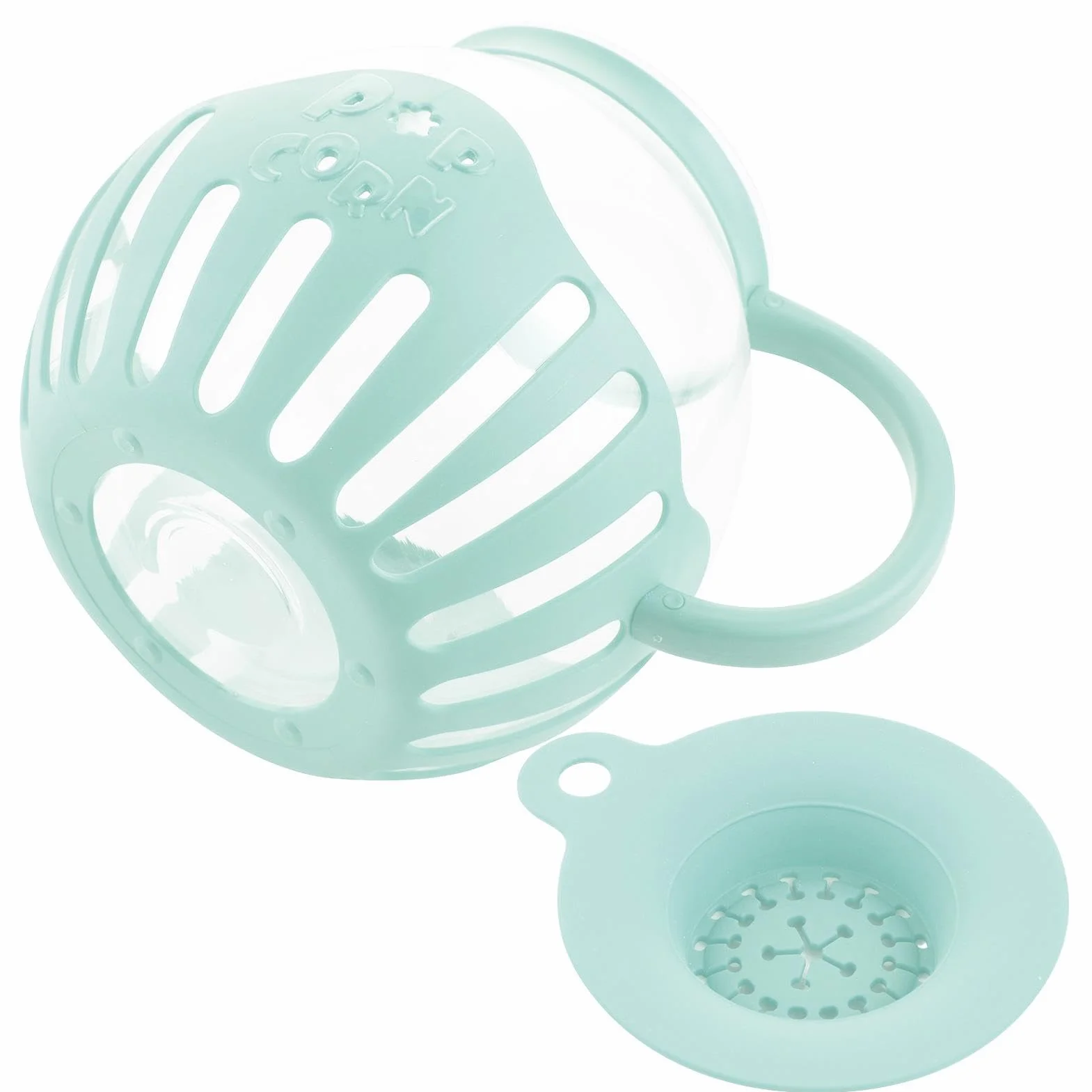 Tarro De Palomitas De Maíz 2.13L Micro-Pop Popper Vidrio De Borosilicato Para Microondas