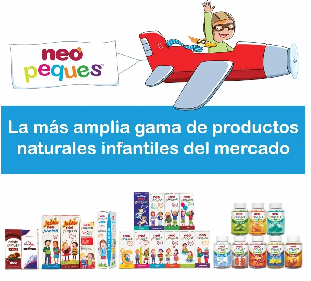 NEO PEQUES Suero + Suero Infantil de Rehidratación Oral 5 Unidades Sabor a Frutas