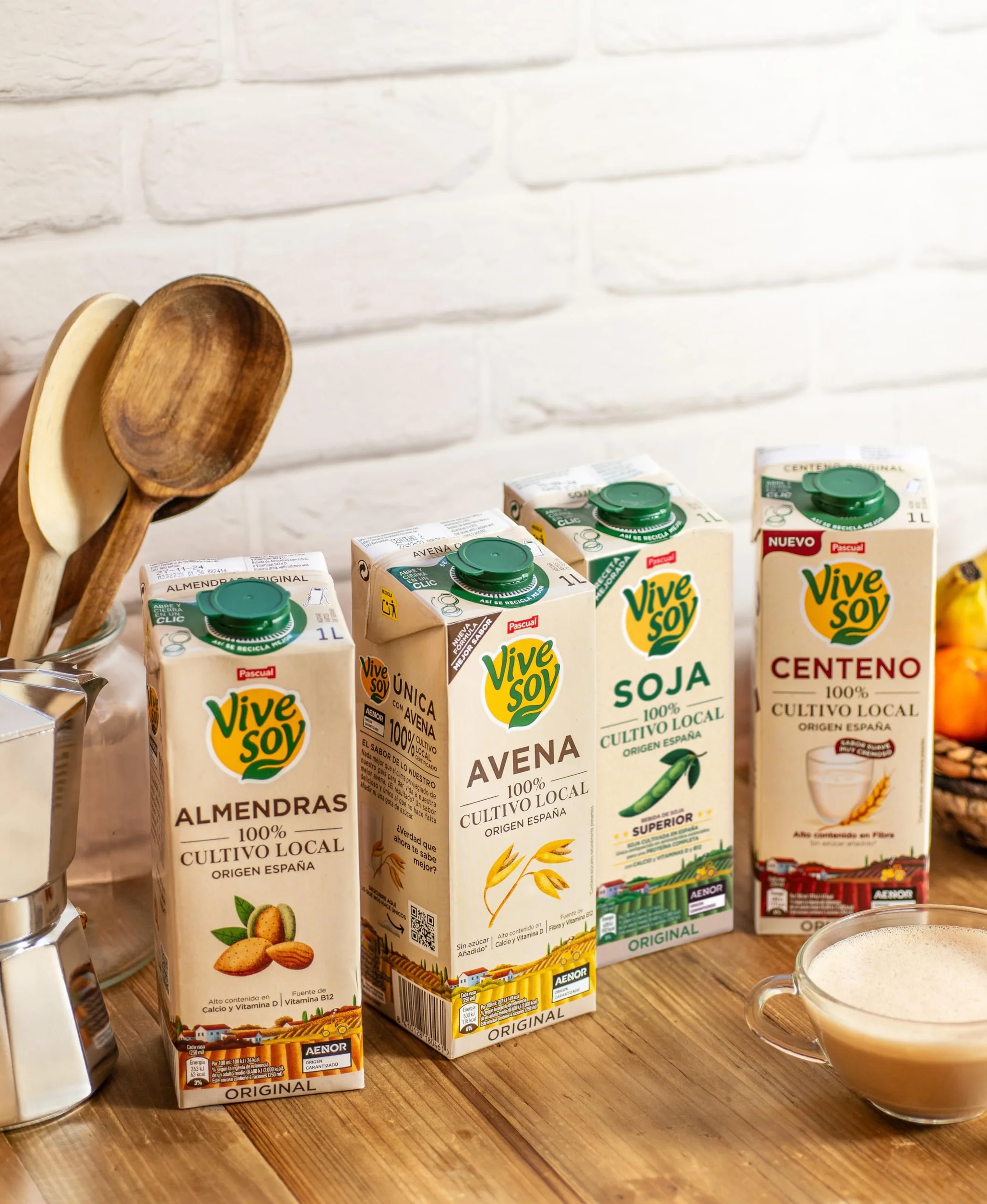 Vivesoy Bebida Vegetal de Soja 100% Cultivo Local Pack 6 x 1L