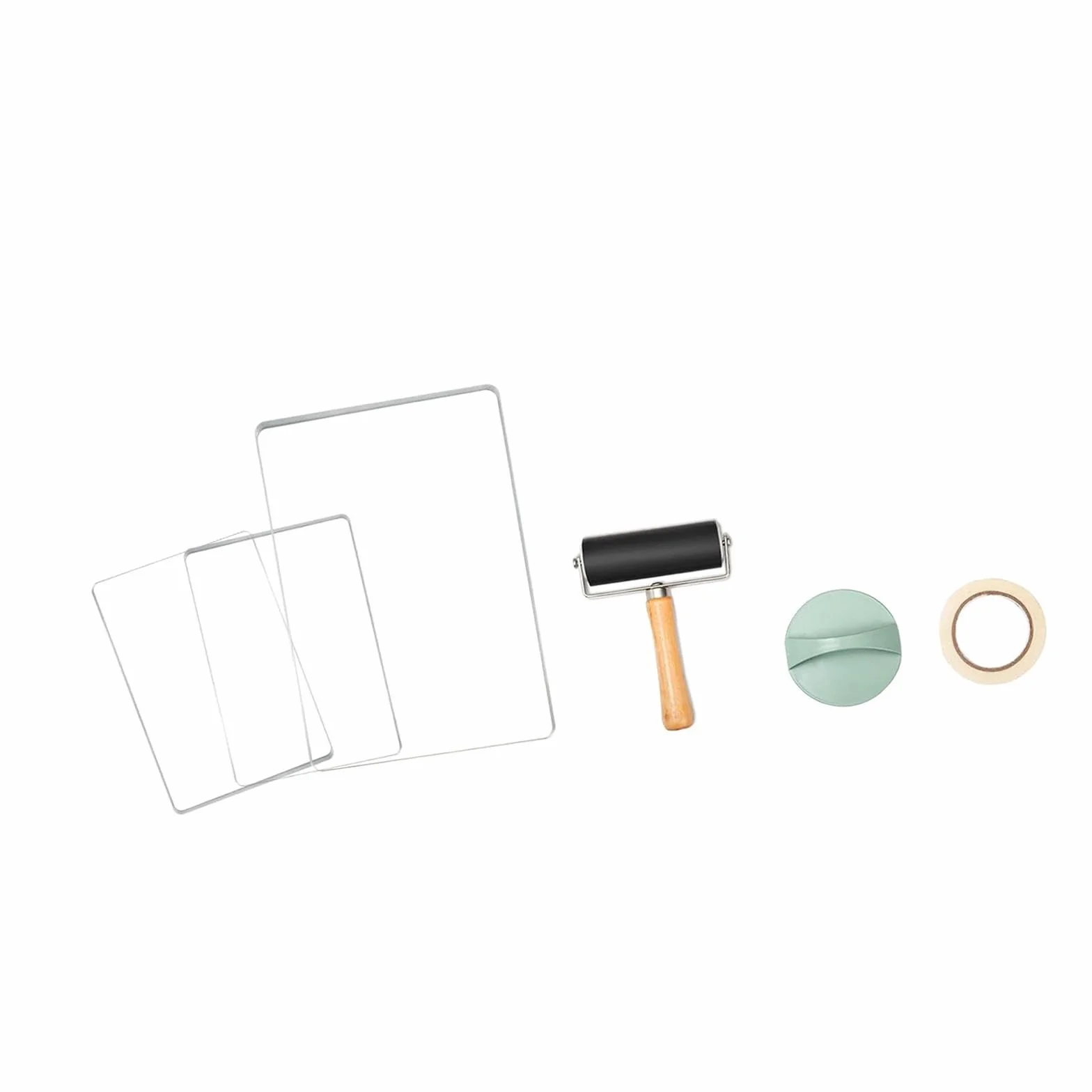 TISHITA Kit de Placa de Impresión en Gel, Impermeable, Ligero, para Bricolaje, para Decoración del Hogar, Diario Artístico
