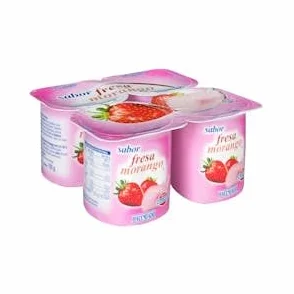 Yogur sabor fresa Hacendado Pack 8 x 125 g