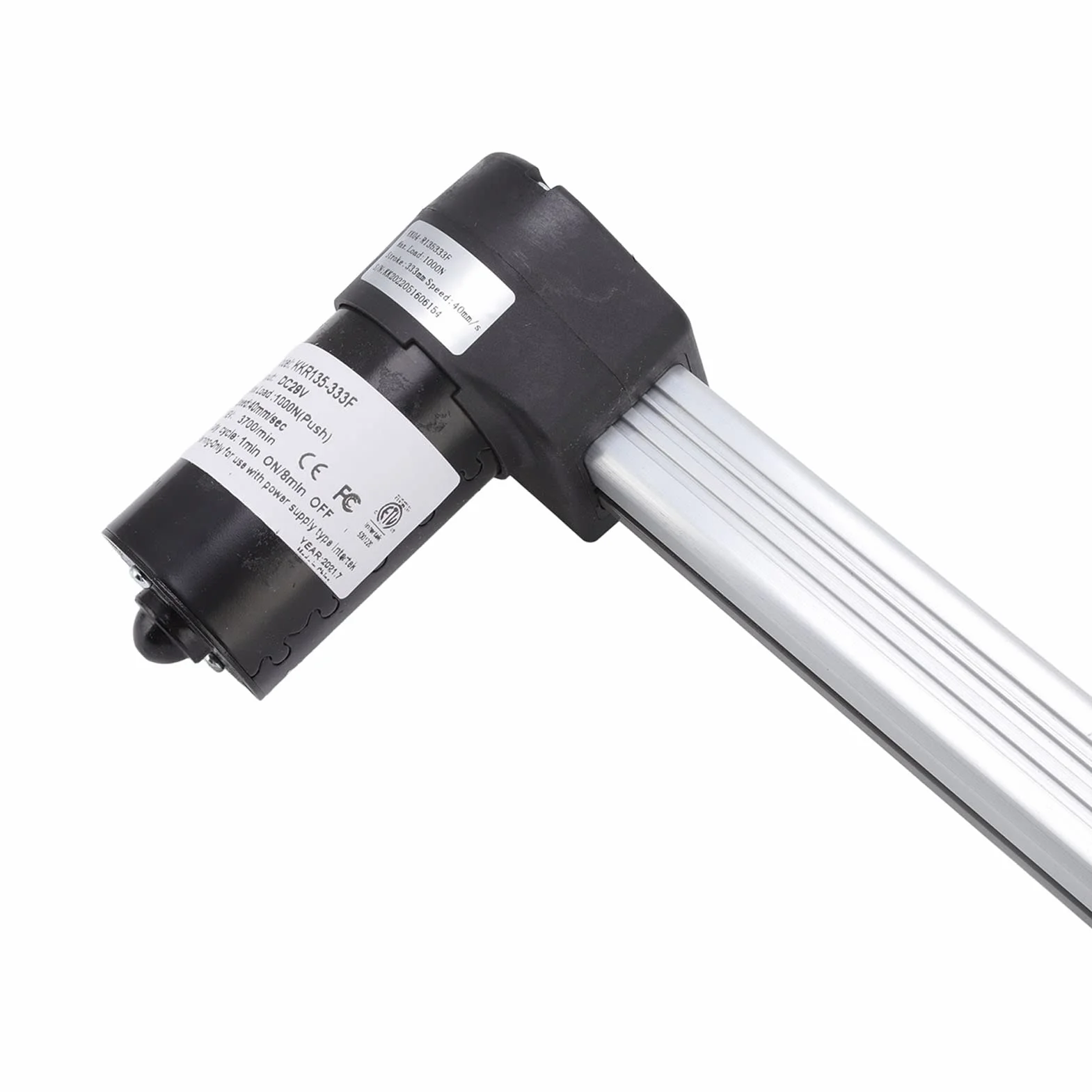 Actuador de motor de sofá reclinable eléctrico, 333 mm, protección IPX4, DC29V, para sofás eléctricos, sillas elevadoras