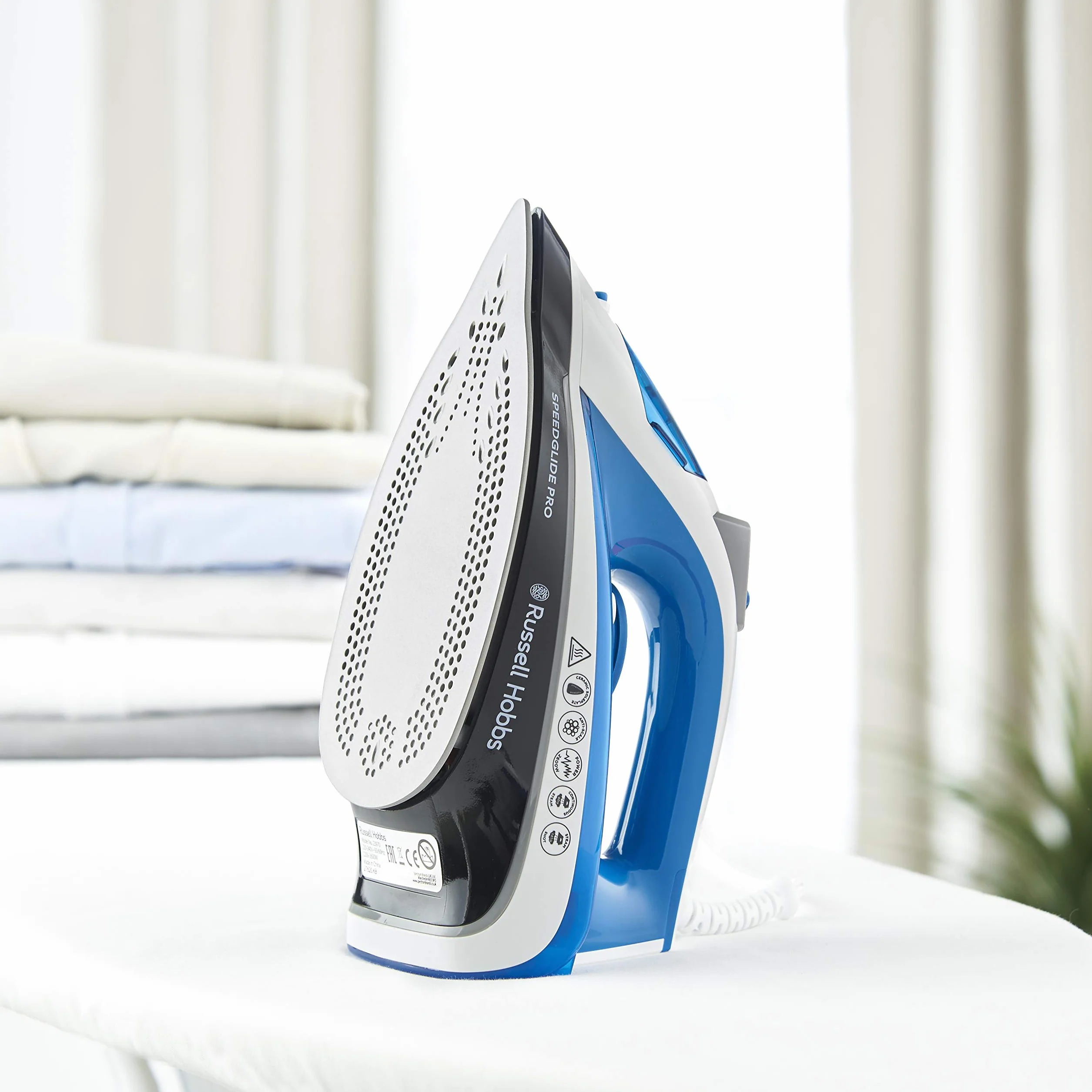 Russell Hobbs Velocidad de Deslizamiento de Hierro 2600w, Azul y Blanco, los RAA 16 x 28,6 x 12,5 cm