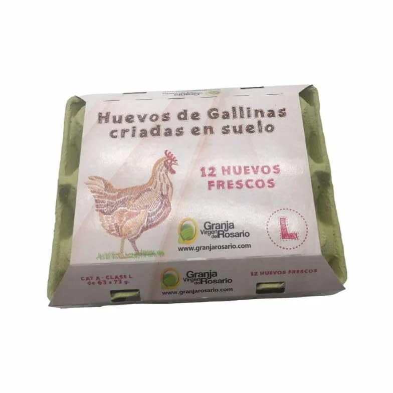 Huevos Frescos Categoría A Clase L Pack de 12 Granja Virgen del Rosario