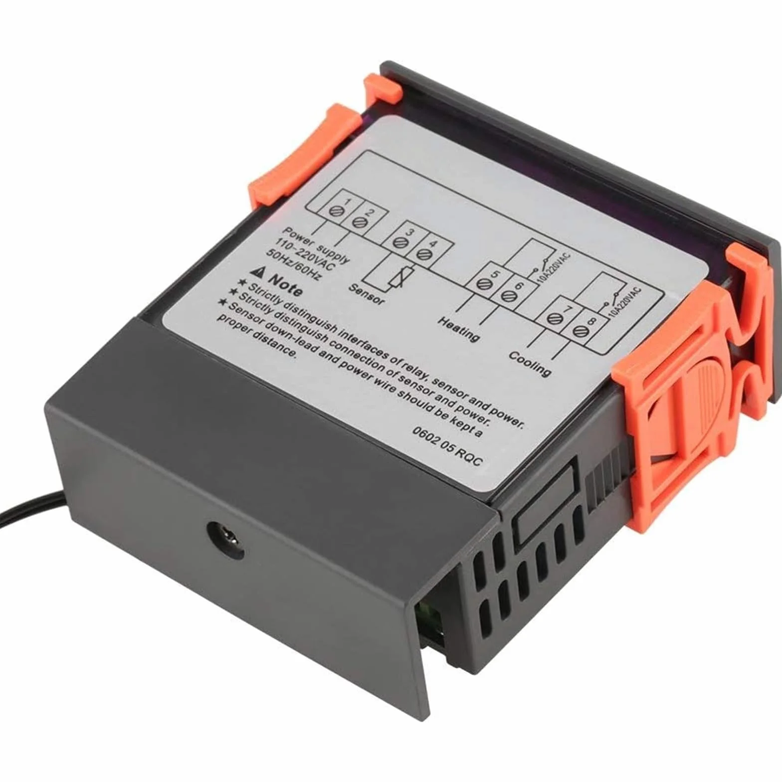 ARCELI Controlador de Temperatura Digital Relé de 10 A con Calentador y Enfriador - 24V