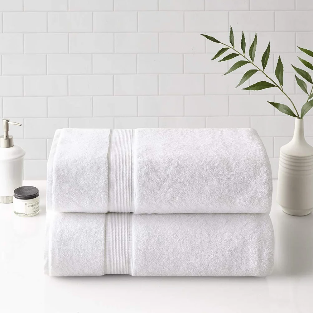 Madison Park Signature - Juego de Toallas de baño de Lujo 100% algodón de 800 g/m², Altamente absorbentes, de Secado rápido, Calidad de Hotel y SPA para baño, Toalla de baño de 34 x 68 Pulgadas,