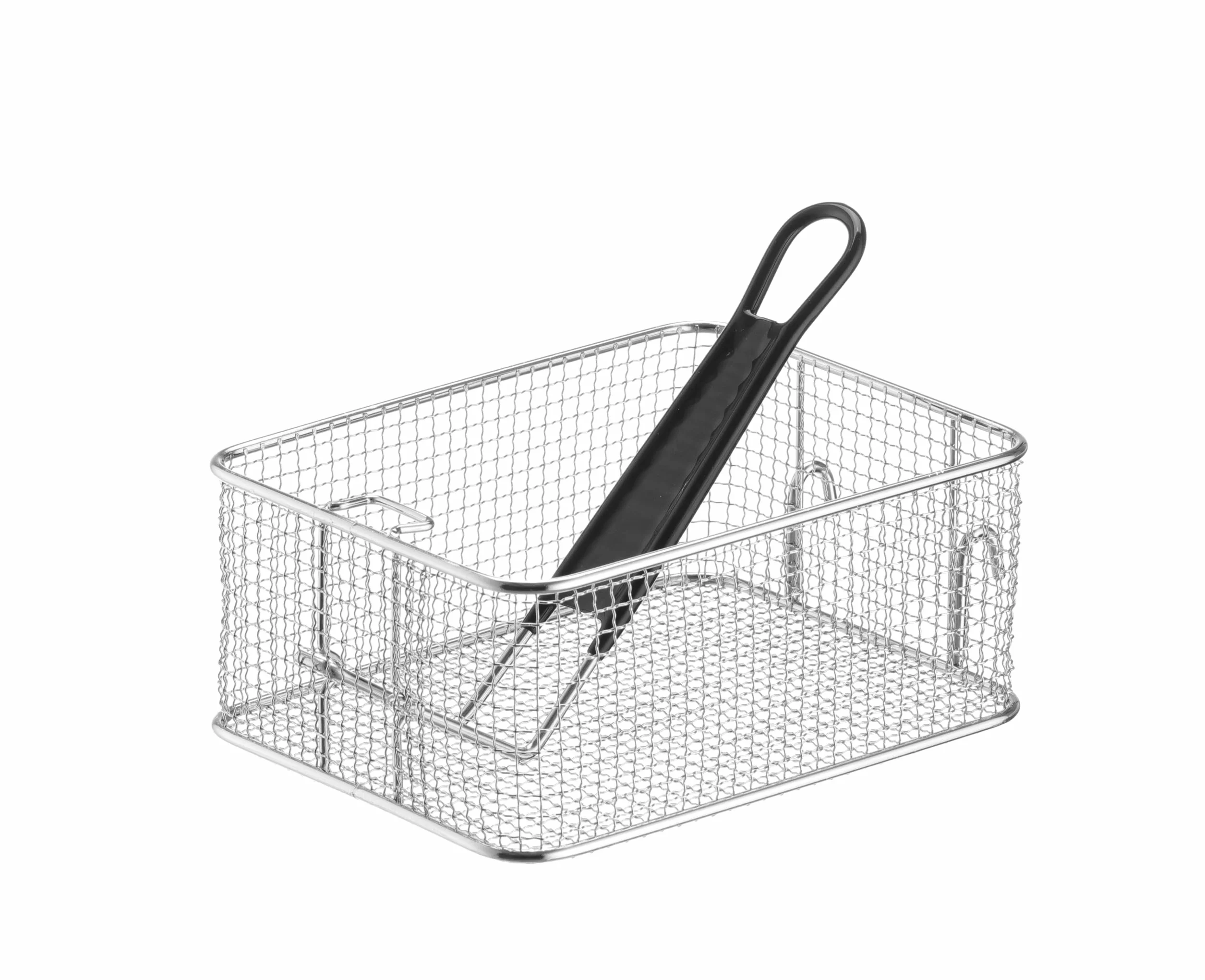 HENDI Cesta para Freír 6L malla fina acero inoxidable 238x185x100mm