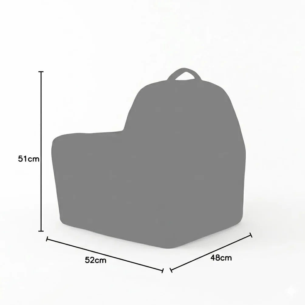 Creaciones Llopis Sillón Infantil para Niños y Niñas – Sillón Infantil Cómodo y Seguro, con Diseños de Vehículos (Policia Negro)