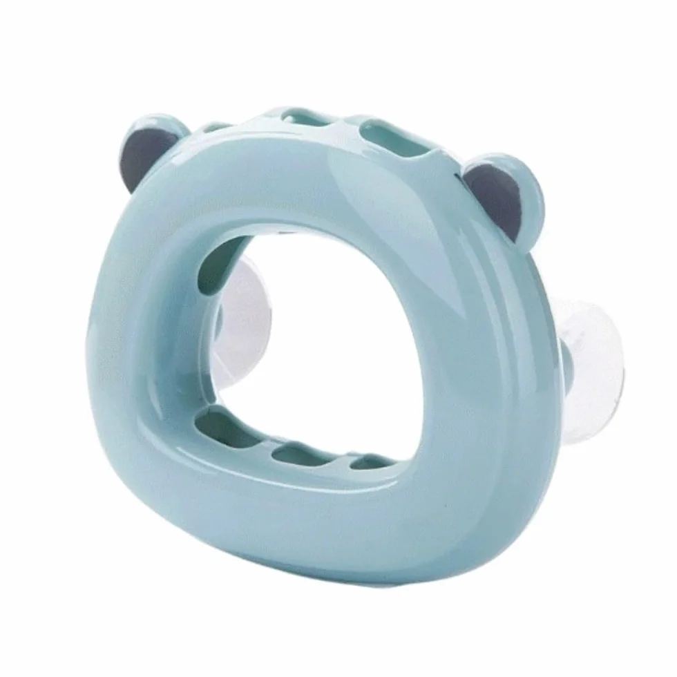 Organizador Cepillos De Dientes Soporte For Cepillo De Dientes con Ventosa Montada En La Pared, Estante Almacenamiento For El Baño, Escurridor Cepillos Accesorios De Baño(Blue)