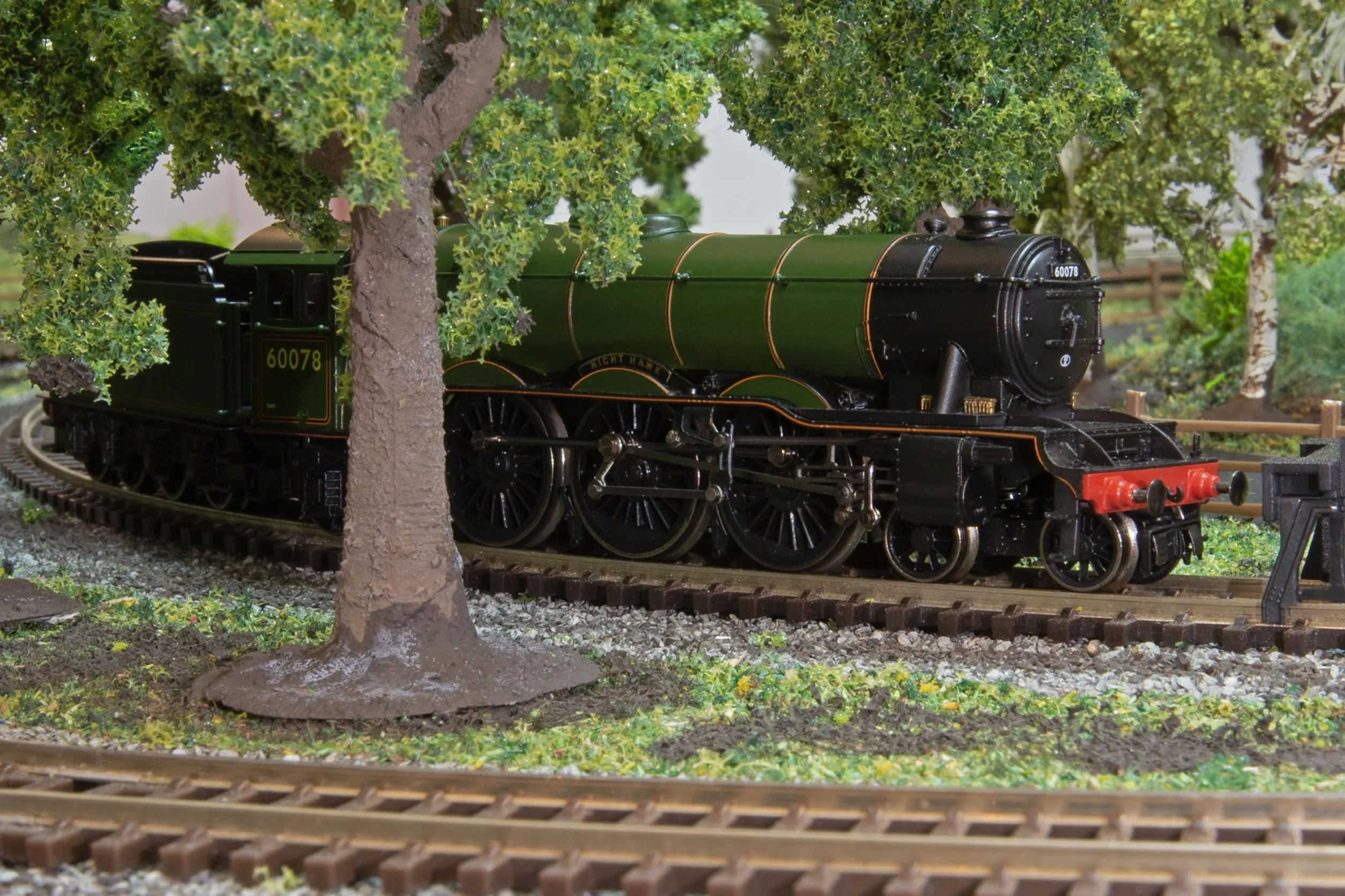 Hornby TT:120 Maqueta de Ferrocarril TT3005M BR Clase A3 4-6-2 60078 'Night Hawk', Locomotoras Era 4