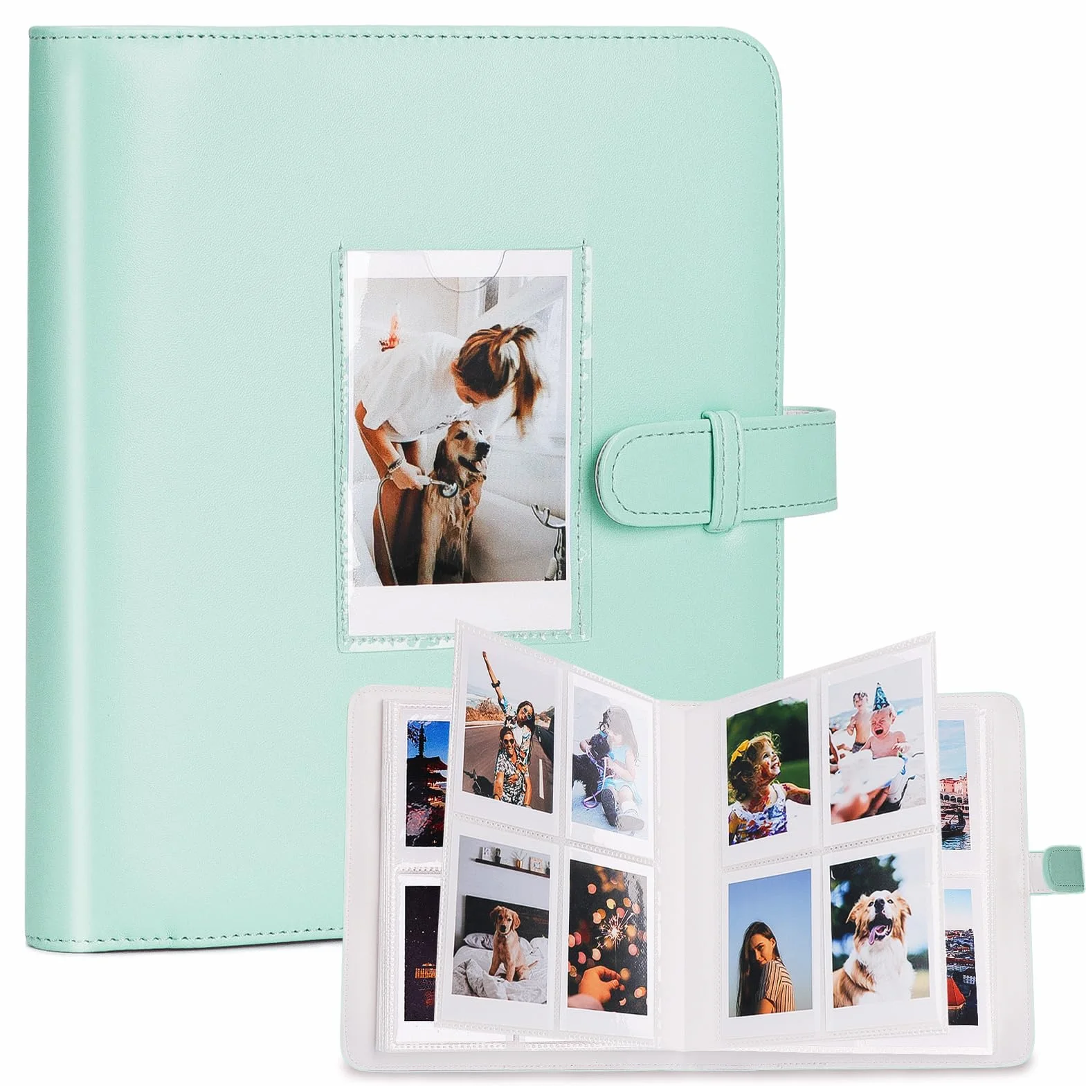 Álbum de fotos con 272+1 bolsillos para película de 3 pulgadas, compatible con Fujifilm Instax Mini 12 11 9 8 25 70 90 40 99 SE 7+ Mini LiPlay Link2 EVO, Polaroid Snap PIC-300, Kodak Impresora