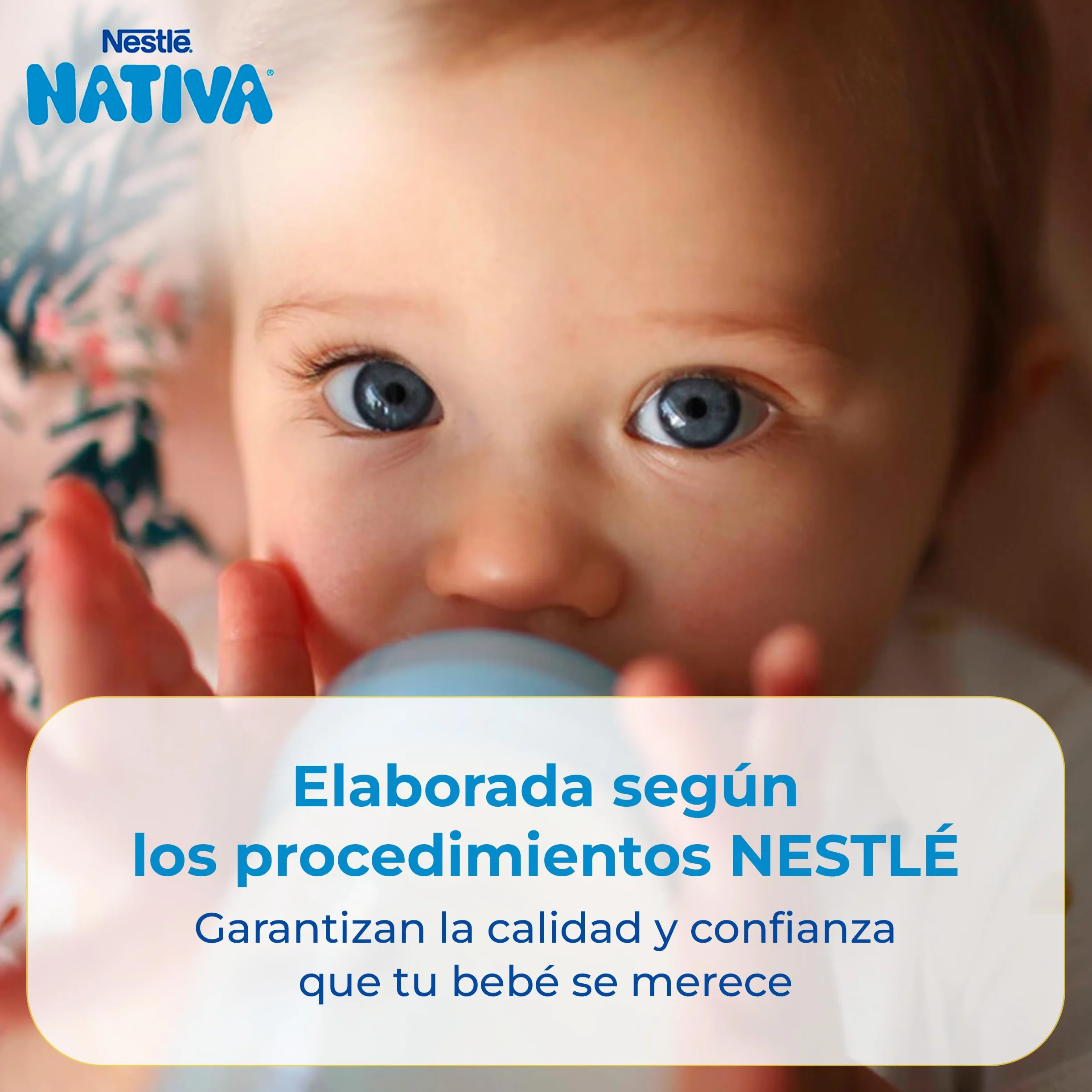 Nestlé NATIVA 1 Leche para bebés en polvo, bote 800g