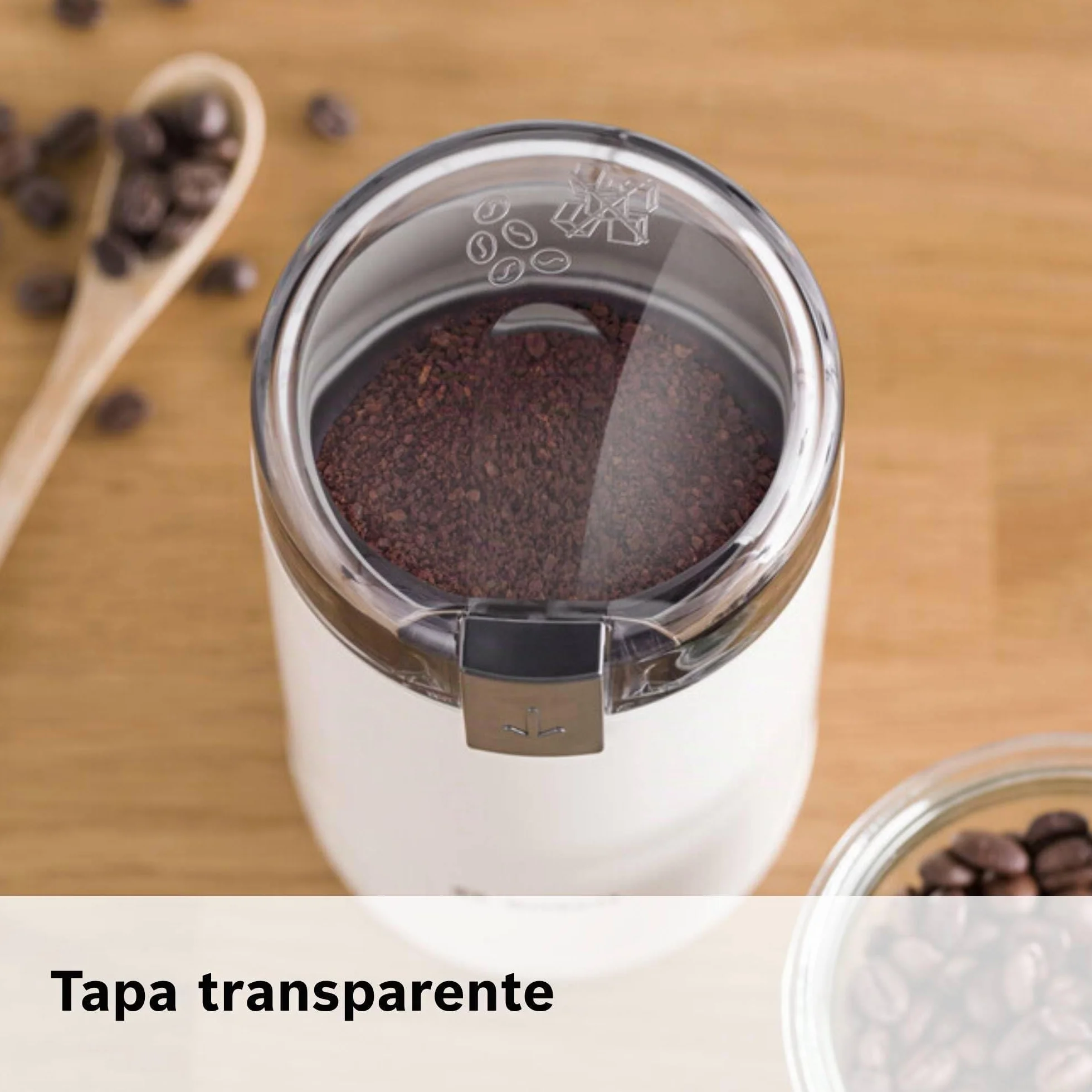 Bosch Molinillo de café 180 W acero inoxidable TSM6A011W