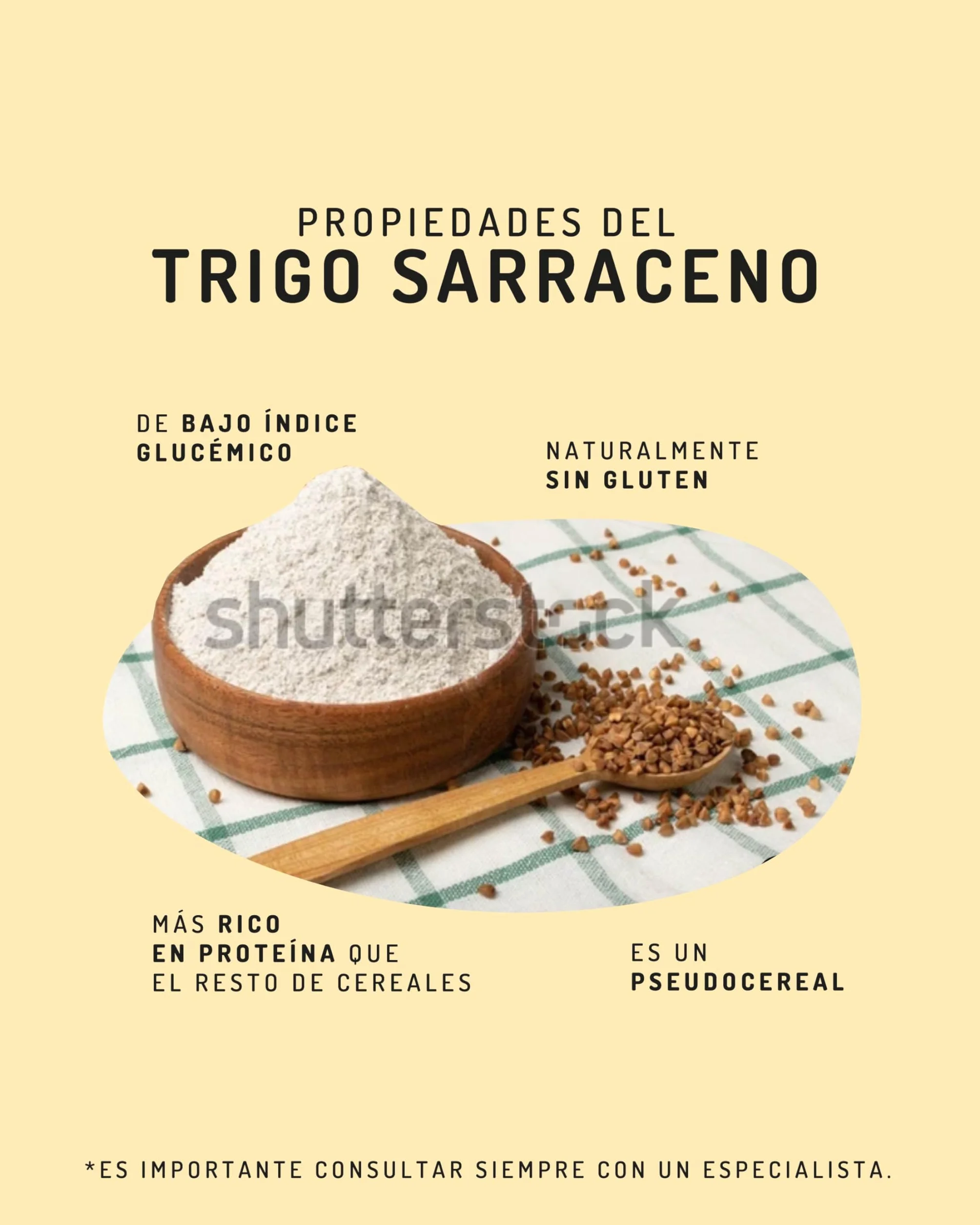 HARINA DE TRIGO SARRACENO BIO 1 Kg Sin Gluten