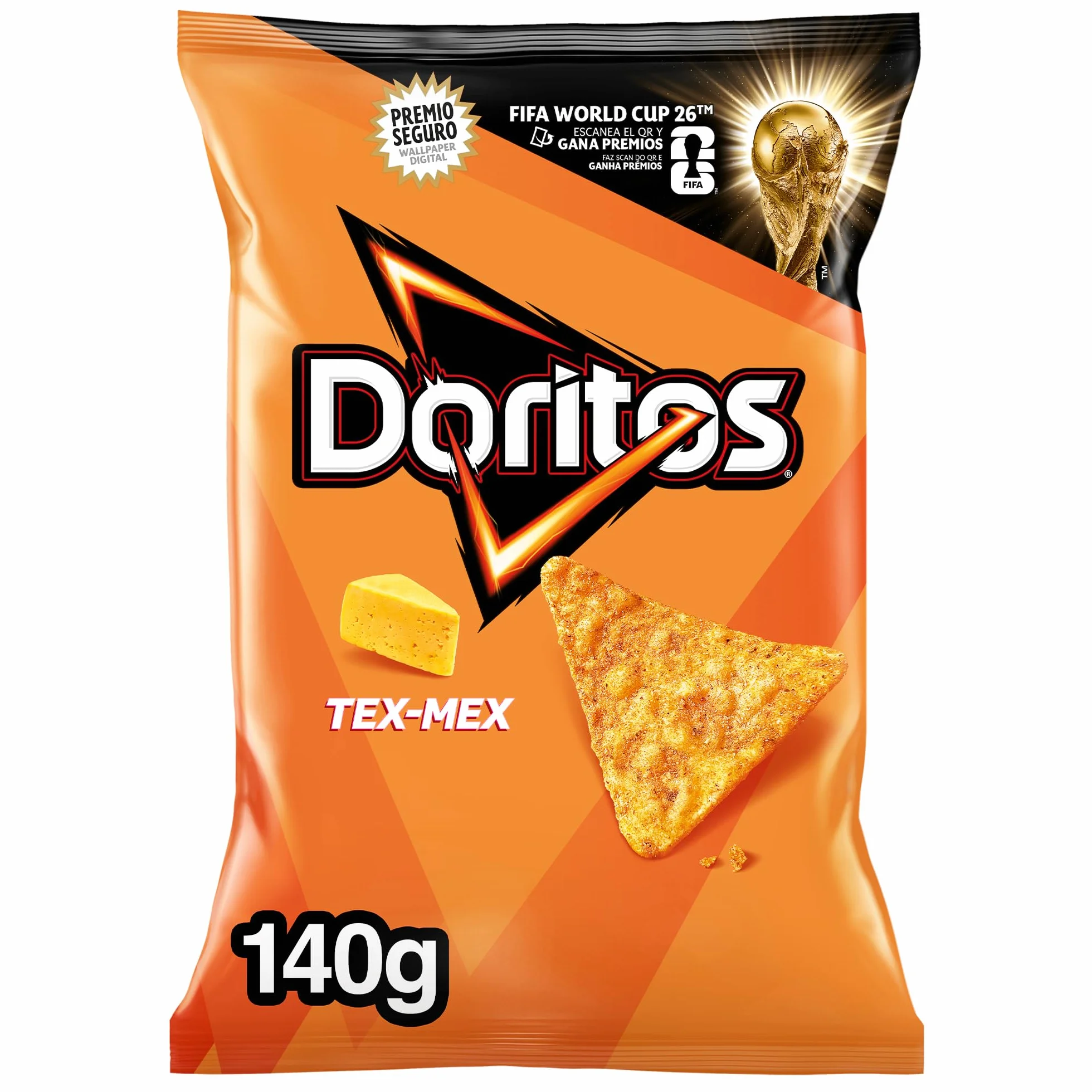 Doritos Tex Mex Nachos con sabor a queso 140gr