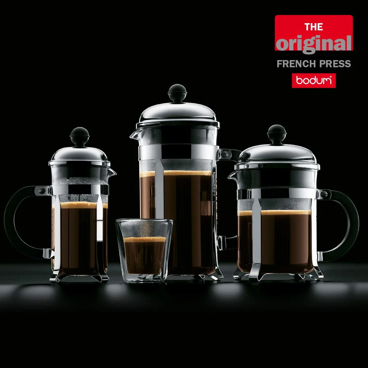 Bodum Chambord - Cafetera, 8 tazas, 1 l, color cobre