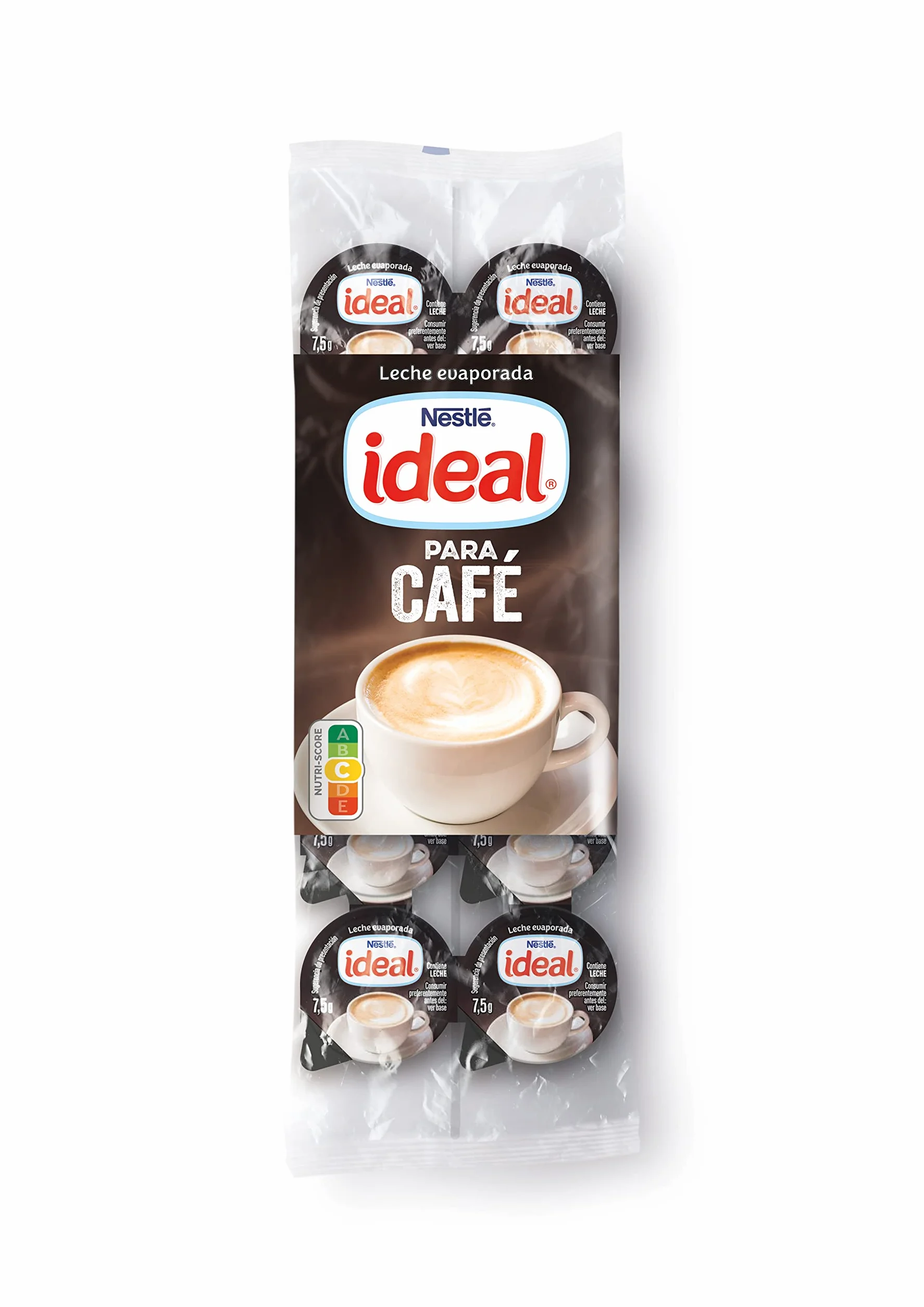 NESTLÉ IDEAL Leche evaporada semidesnatada en porciones 10x7,5g