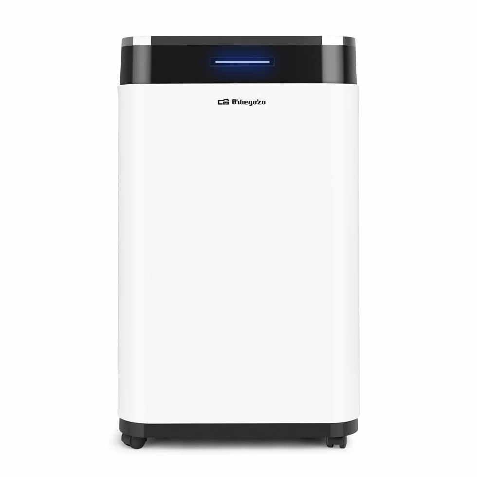 Orbegozo DHW 2080 Deshumidificador WiFi, 330W, 20L/día, 6L Depósito, 45dB, Velocidad de ventilador ajustable, Blanco, 120m², Temporizador 24h, Control App