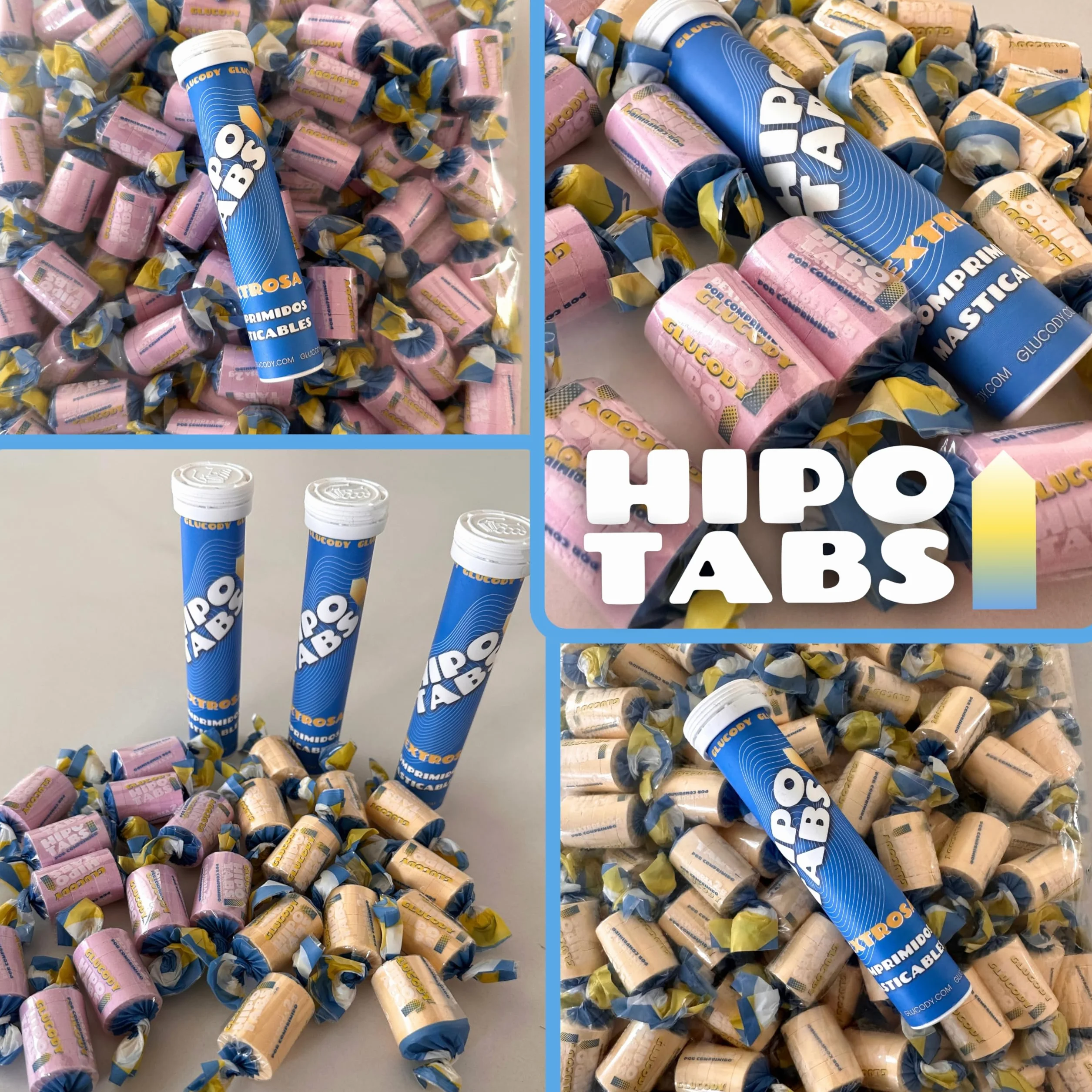 Glucody HIPO TABS Pastillas Glucosa 2g 250 Unidades Hipoglucemia