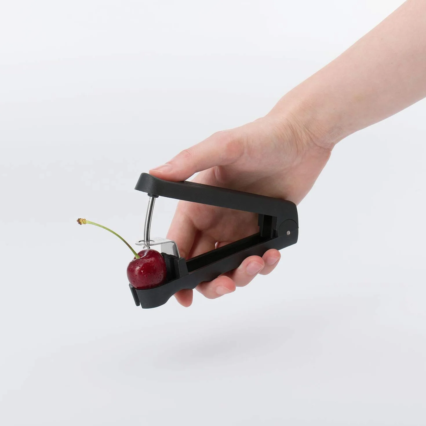 Westmark Deshuesador de cerezas Kernetto 13,1 cm Acero inoxidable Plástico Negro