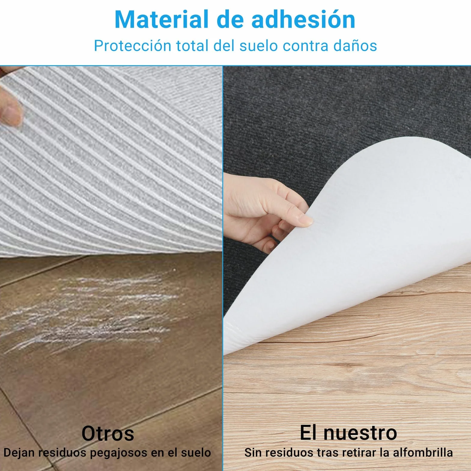 COSYLAND Alfombrilla de protección para el Suelo, Gris
