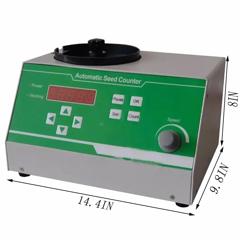 Contador Automático de Semillas 220 V 5 Capacidades de Conteo para Mijo Arroz Soja Maíz