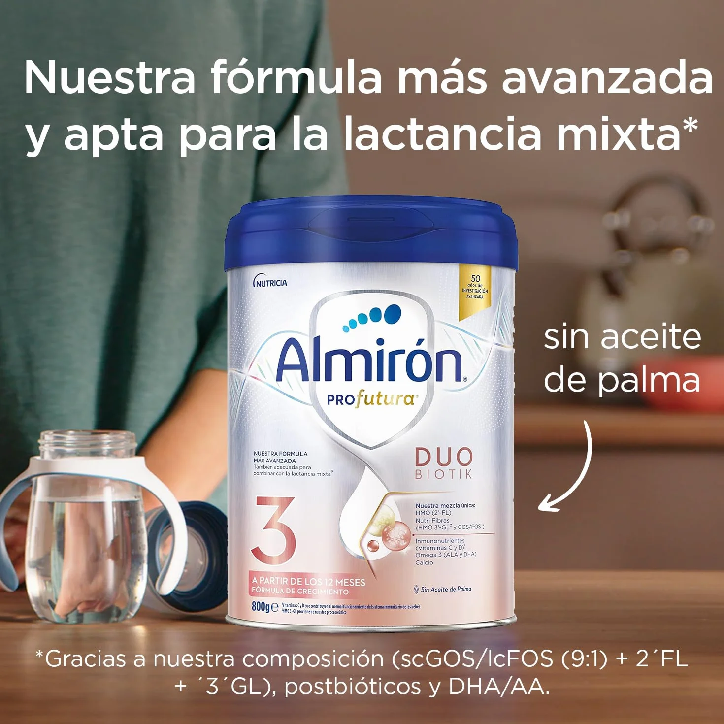 Almirón Profutura 3 Leche en Polvo de Crecimiento 800g para Bebé Desde 12 Meses
