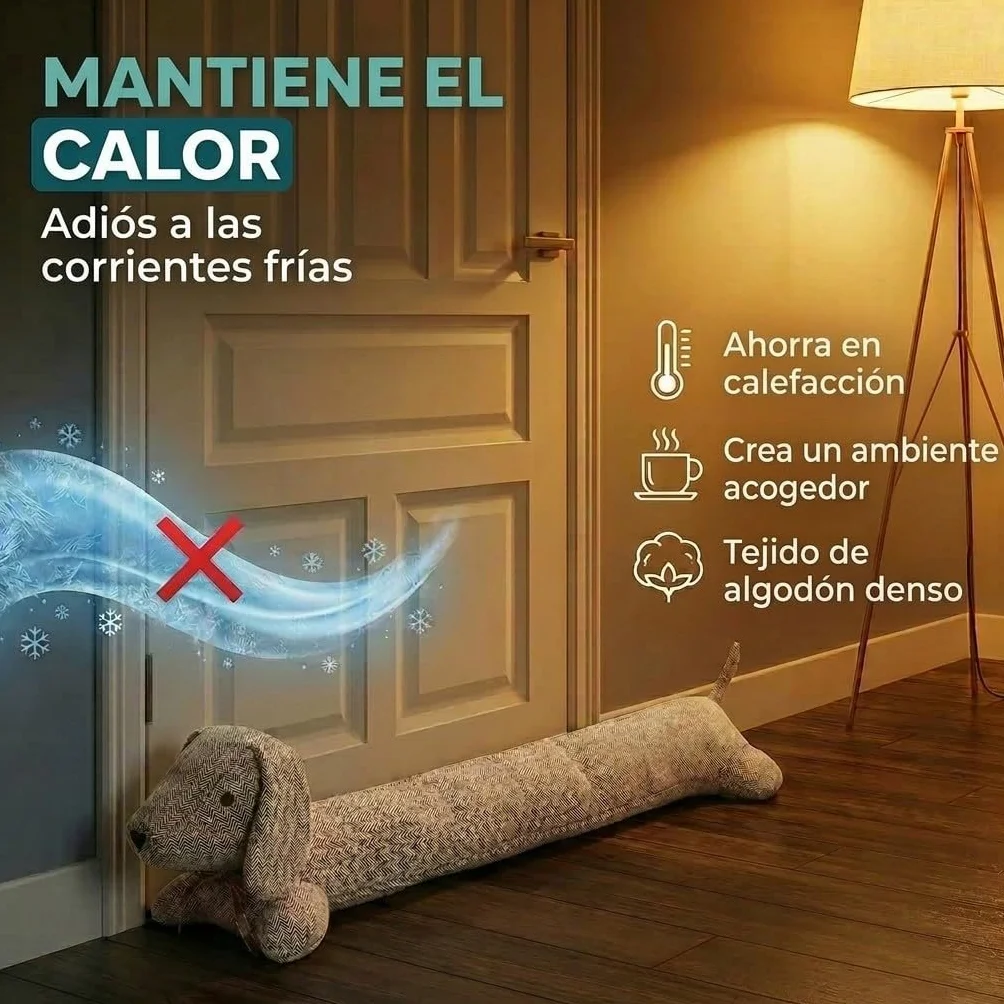 Tapa de Tiro de Perro Salchicha Rollo XXL - Sello de la Puerta de Tiro 91cm