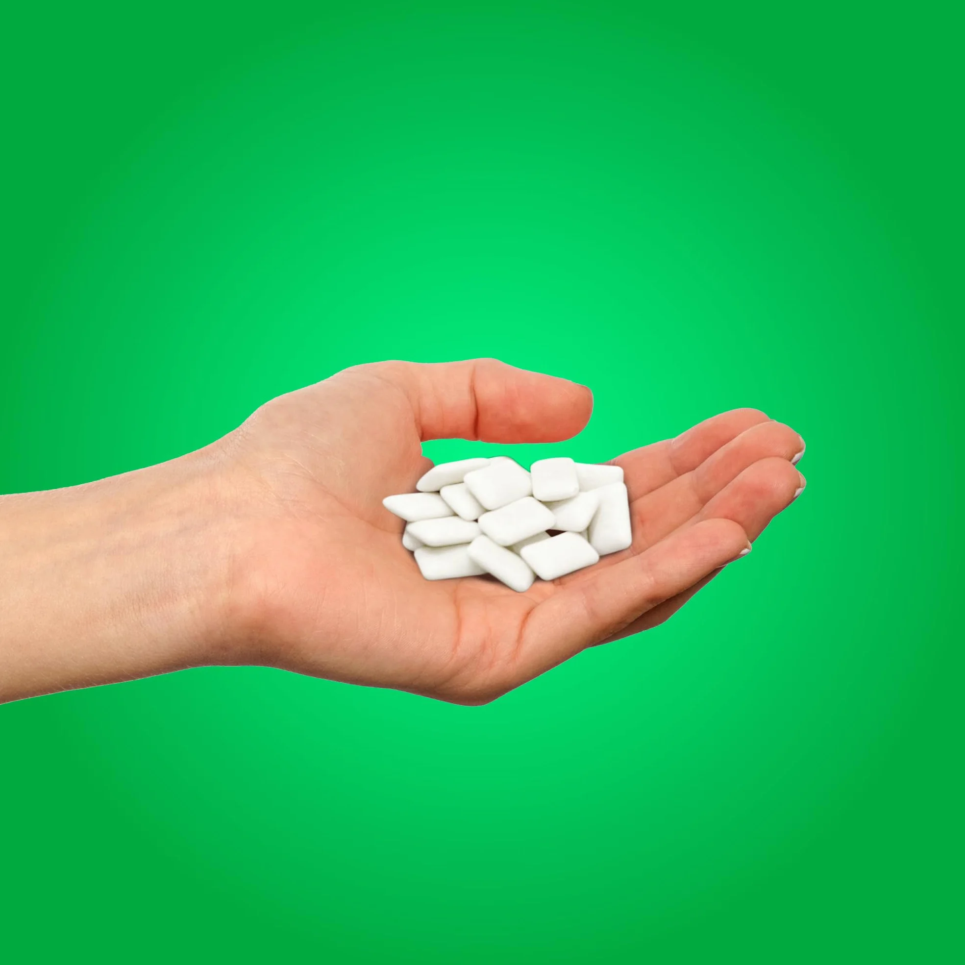 PUR Gum Chicle Sin Azúcar 100% Xilitol Vegano Sin Gluten Apto Para Diabéticos Sabor Natural Spearmint 55 Piezas