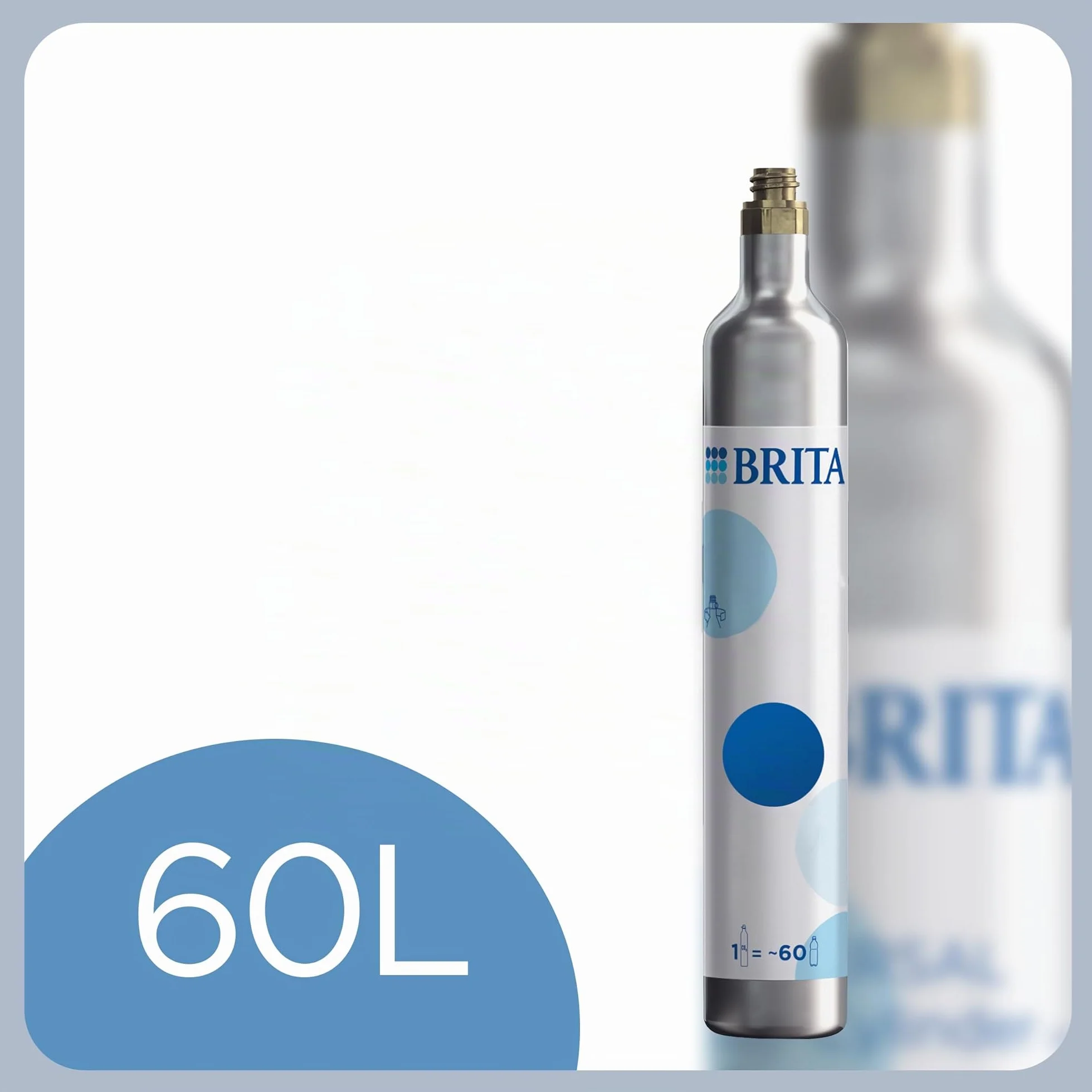 BRITA sodaONE Aireador de agua gas chispeante Negro con cilindro CO2 botella PET sin BPA