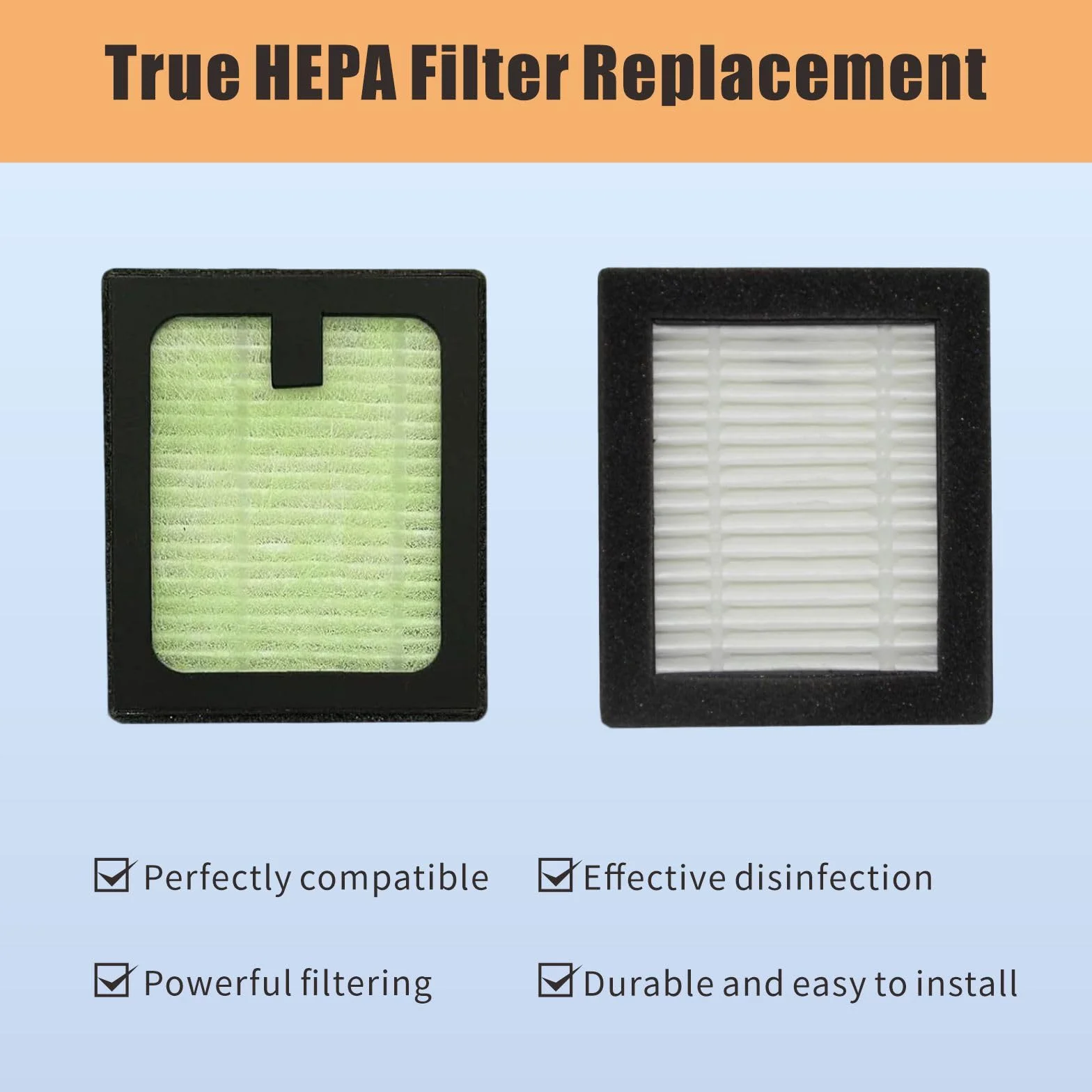Filtro HEPA para lavadora de biberones Baby Brezza Pro, paquete de 4, filtro HEPA original H13 de alta eficiencia, polvo de aire limpio