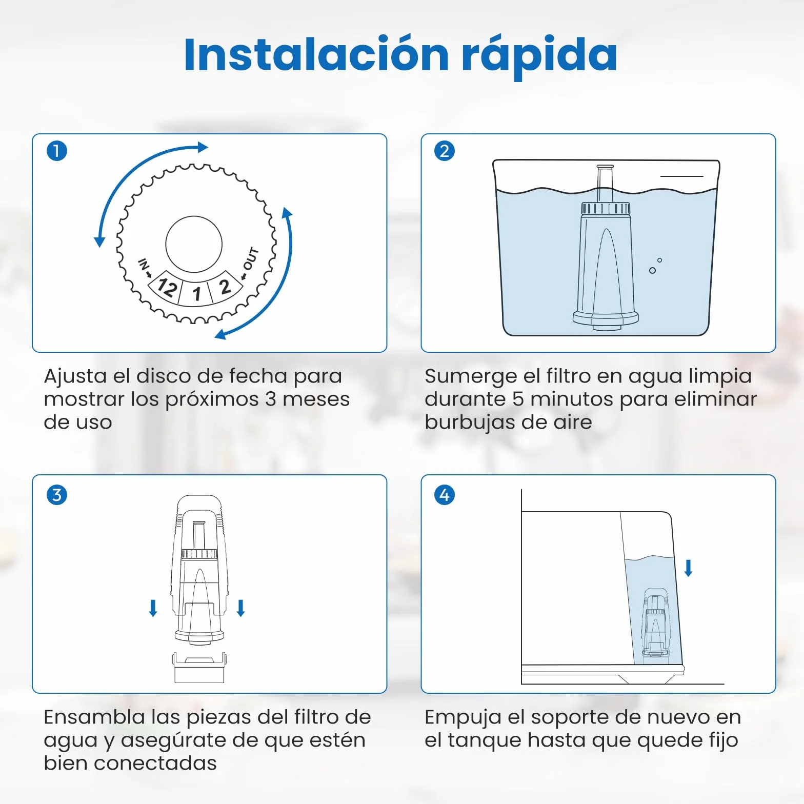 Filtro de agua de repuesto Sage SES008WHT0NEU1 compatible Barista Express (3)