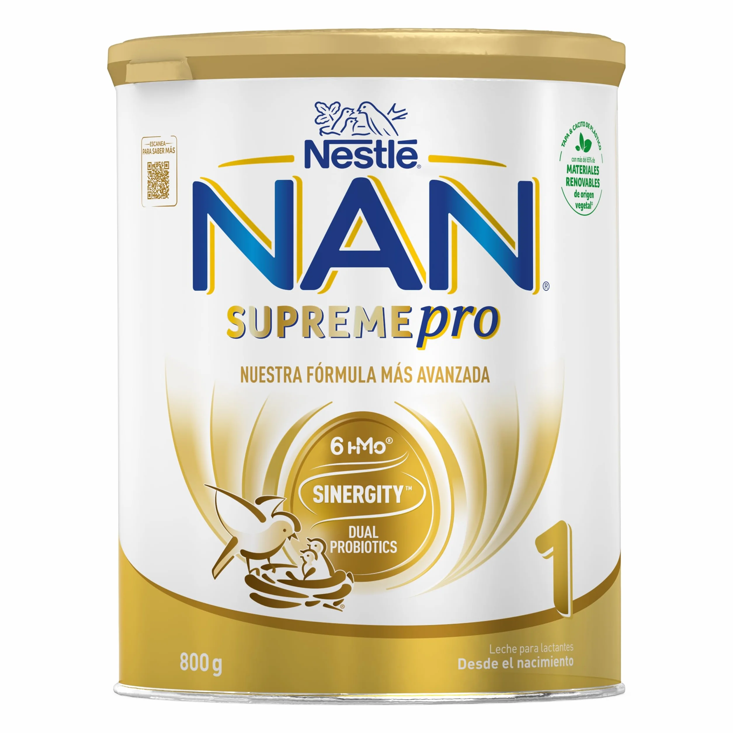 Nestlé NAN SUPREMEPRO 1 Leche para lactantes en polvo 800g