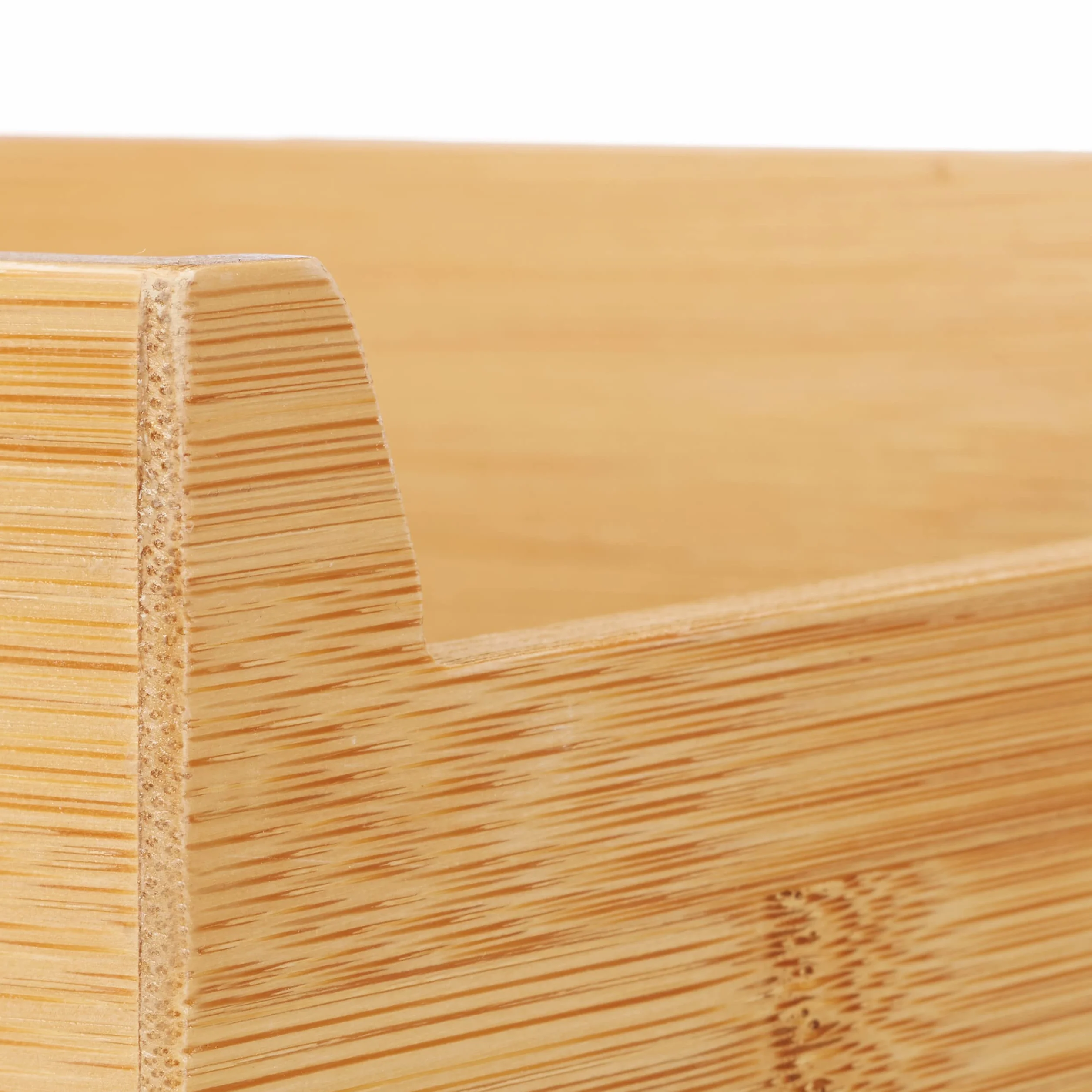 Relaxdays Soporte para Cuchillos de Cajón Bambú 6,5 x 38 x 15,5 cm