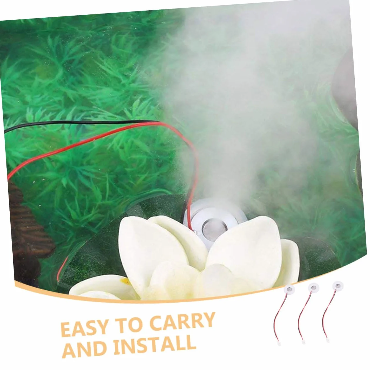 6 Piezas Tableta Atomizadora Fuente Kit De Reparación De Discos De Repuesto Humidificador Disco Generador De Niebla Ultrasónica Cerámica Máquina De Aromaterapia