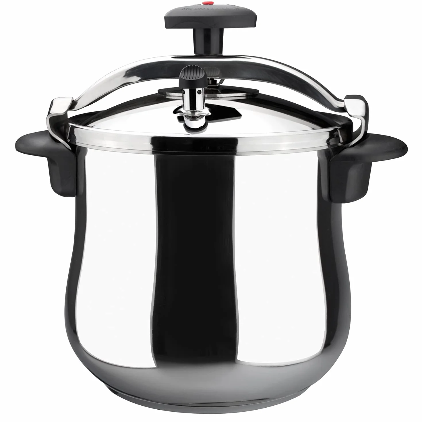 Magefesa Star Bombeada Olla Express Tradicional 10L Acero Inoxidable 18/10 Inducción Válvula Giratoria