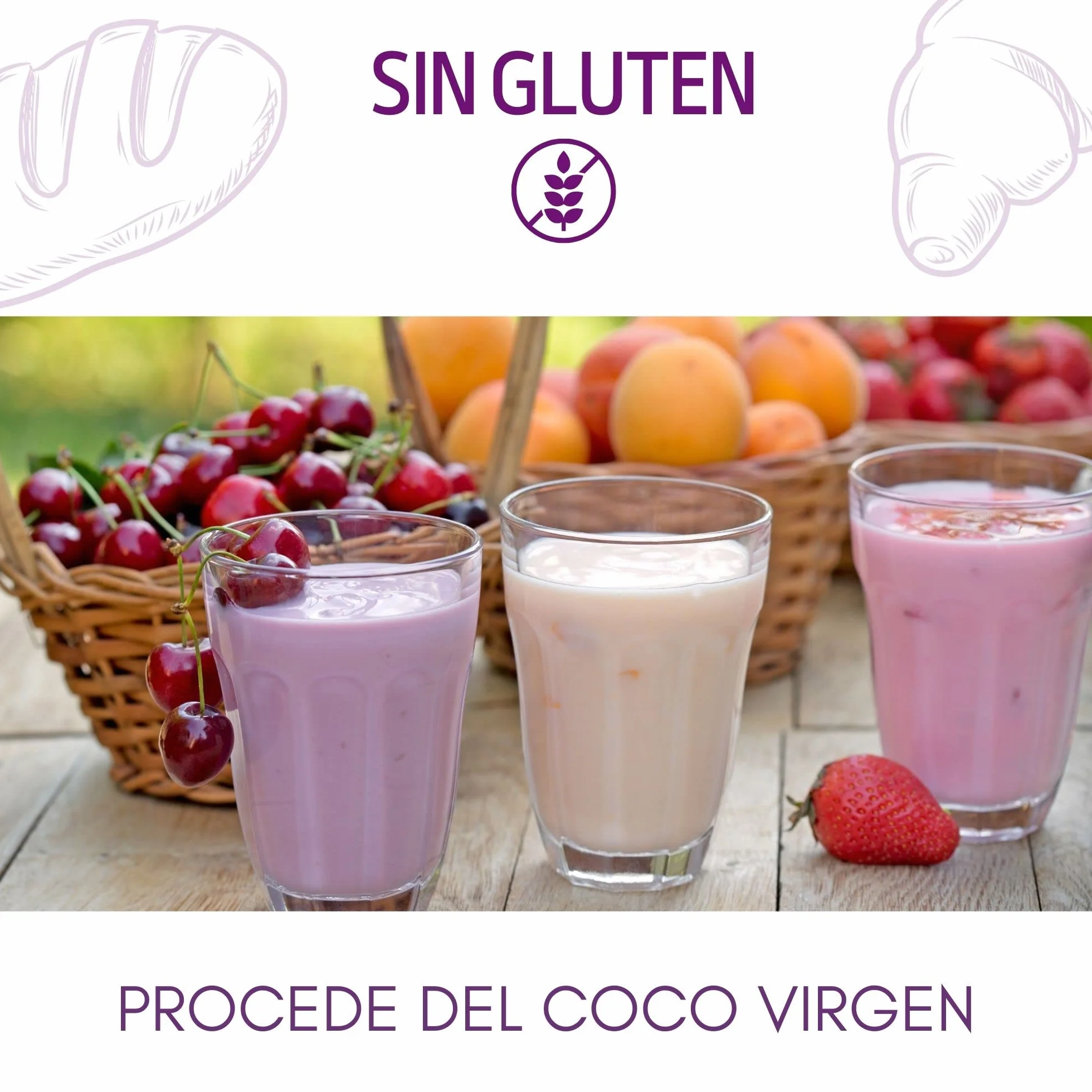 Harina de coco 1Kg vegana sin gluten keto
