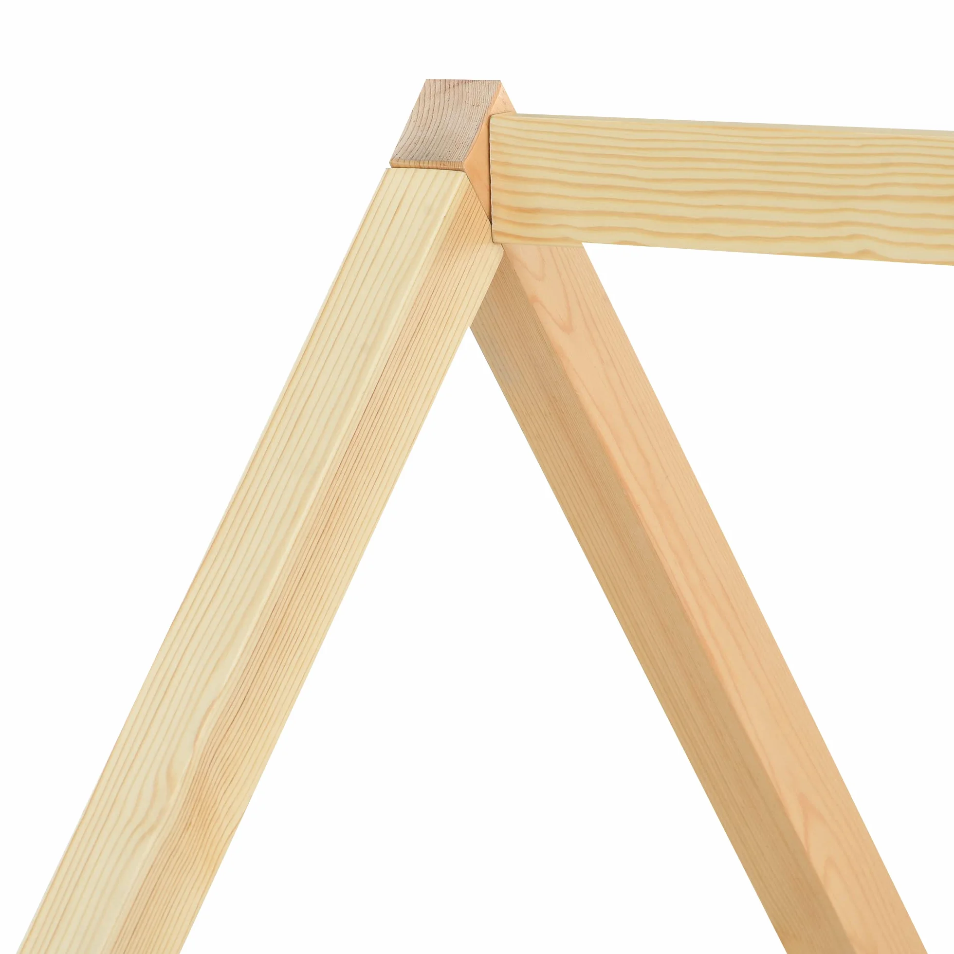 Lexiou Estructura Cama, Diseño Multifuncional con Brochadora，Cama Doble, 90 x 200 y 90 x 190 cm，Apto para Niños o Adolescentes.