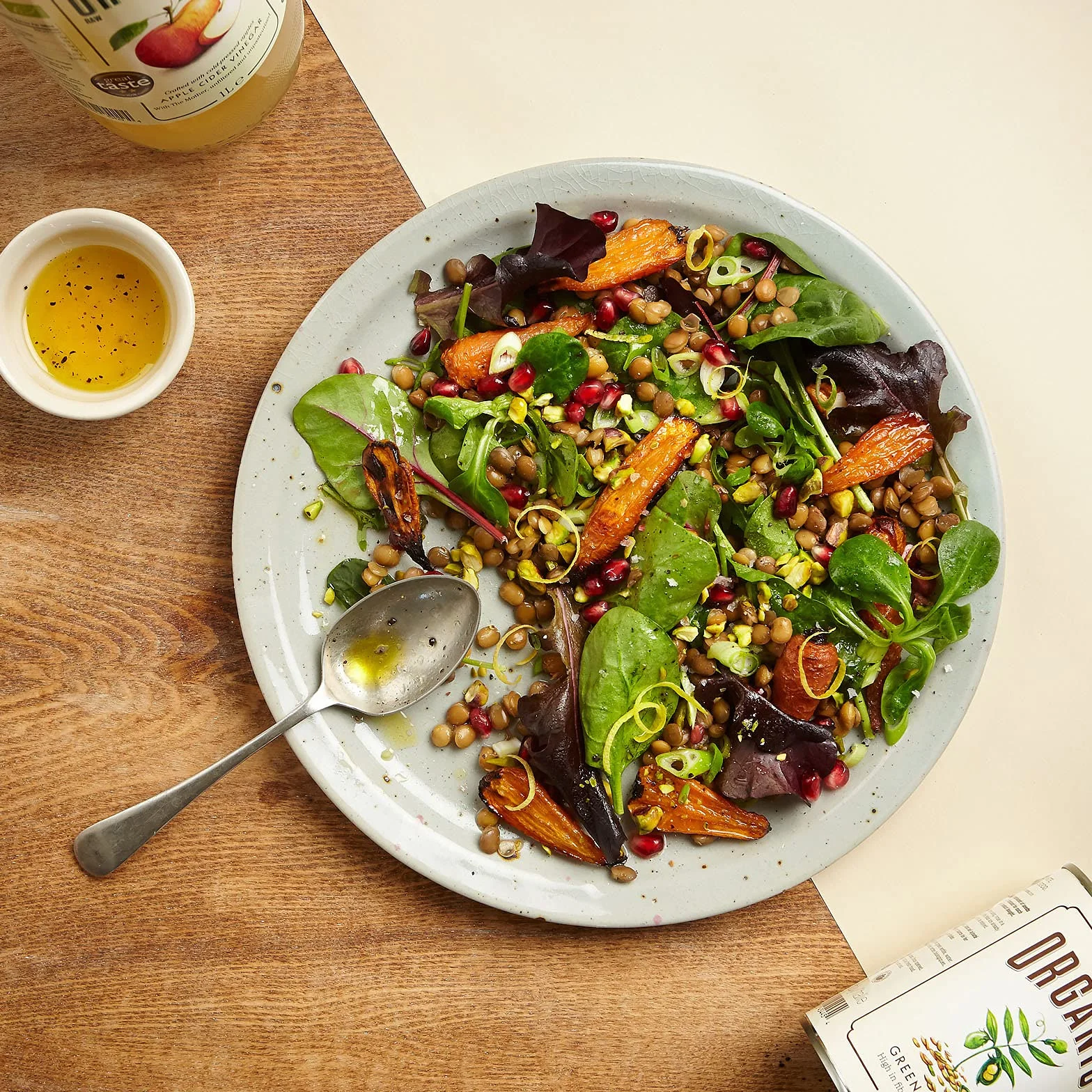 Eat Wholesome Food Co. Vinagre de Sidra de Manzana Cruda Ecológica sin Filtrar con la Madre, 1L